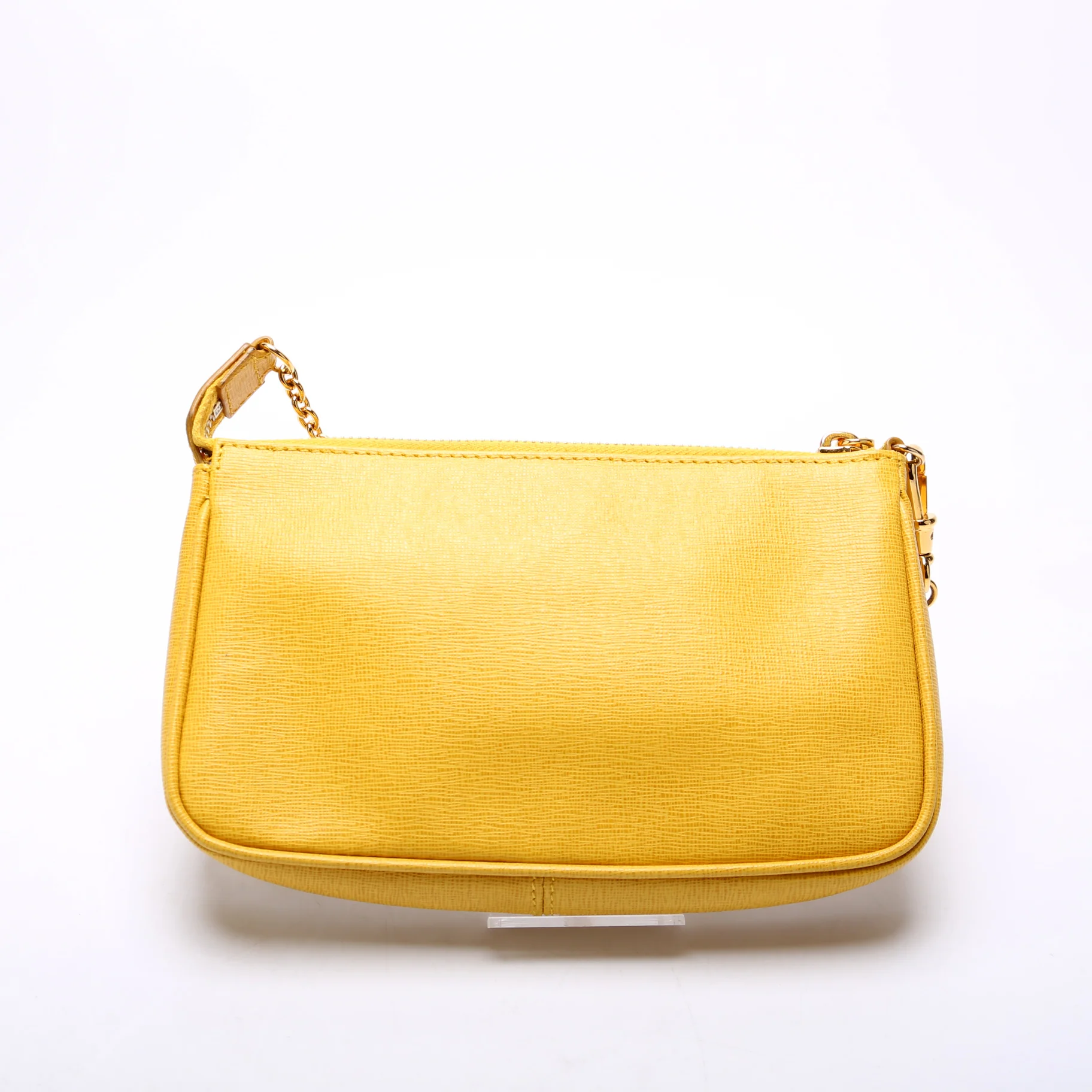 8M0271 Vitello Elite Pochette Amarena Yellow - Image 3