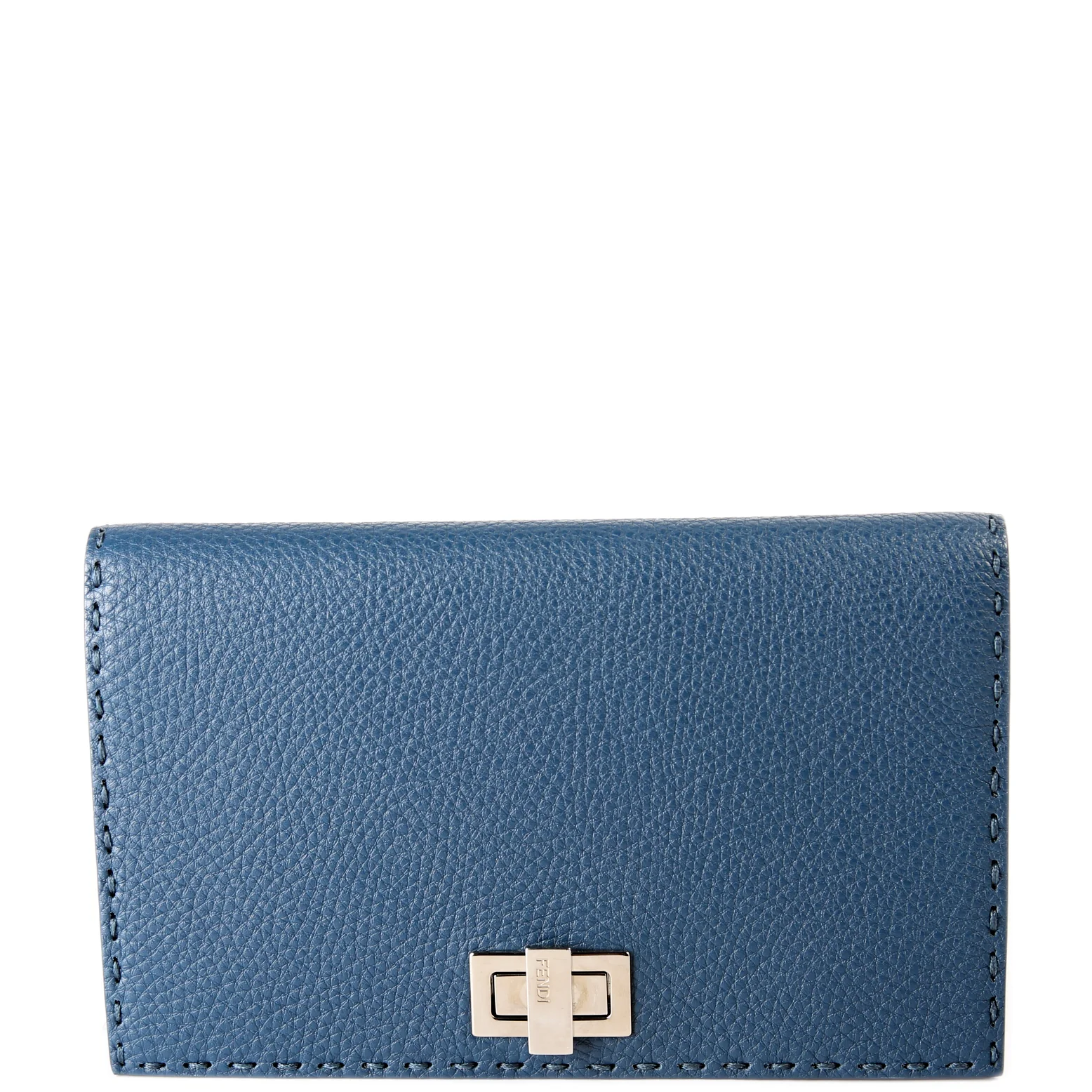 8M0318 Selleria Mini Peekaboo Clutch Blue
