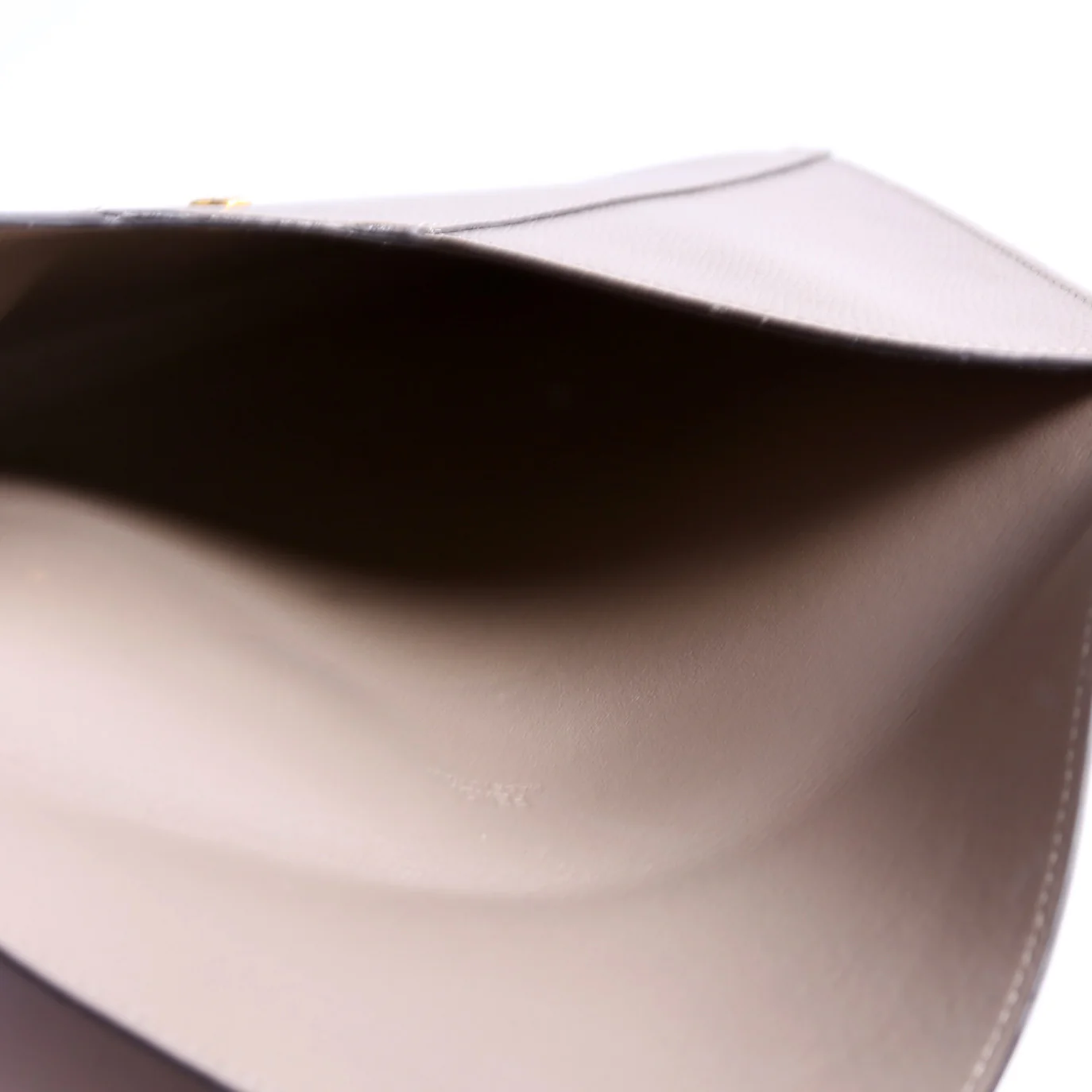 8N0152 F Is Fendi Envelope Flat Pouch Taupe - Image 10