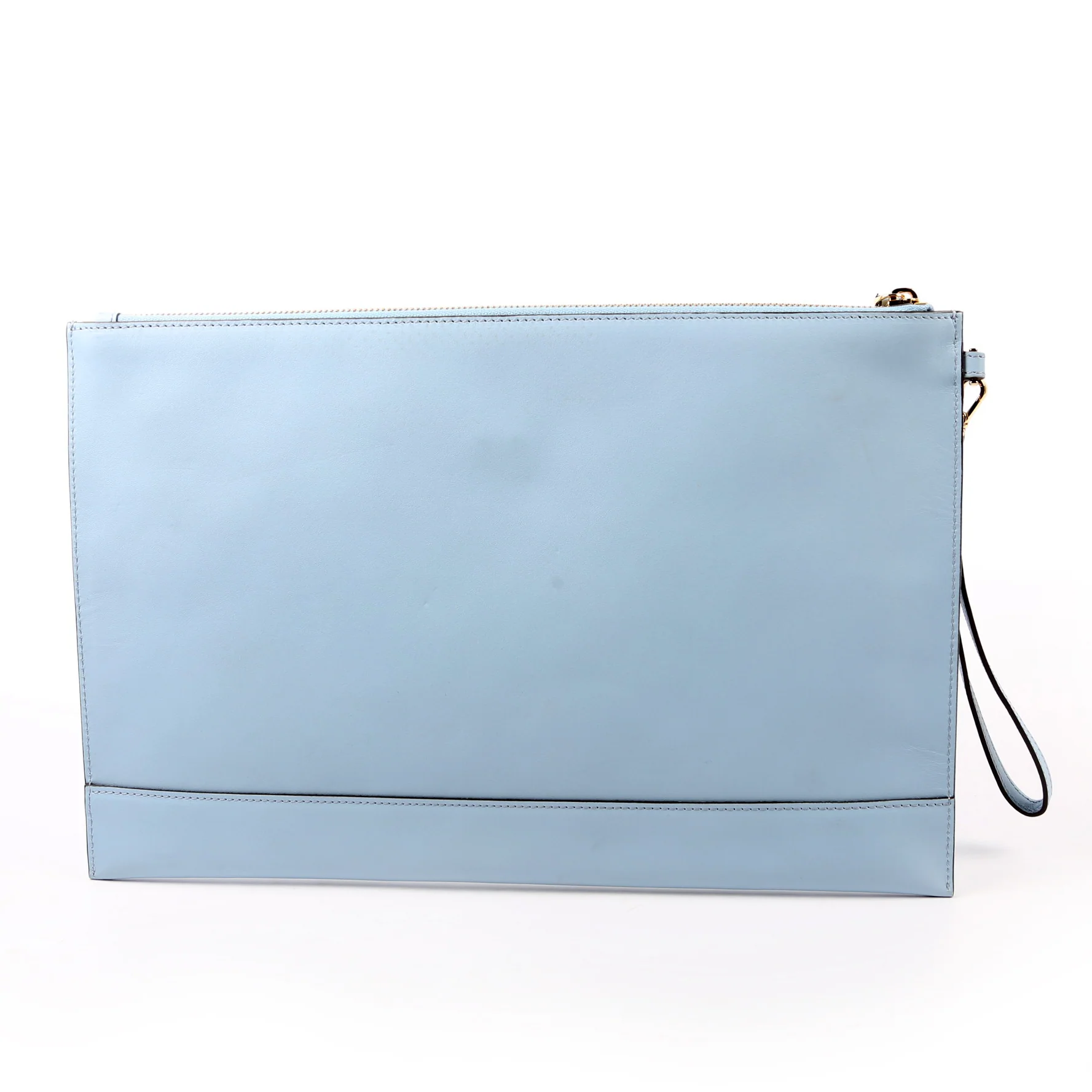 8N0178 Roma Large Flat Pouch Blue - Image 2