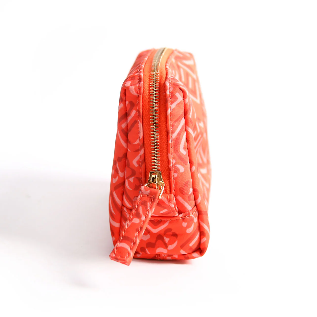 8N0179 X Skims Nylon Trapezoid Beauty Pouch Mini Red - Image 3