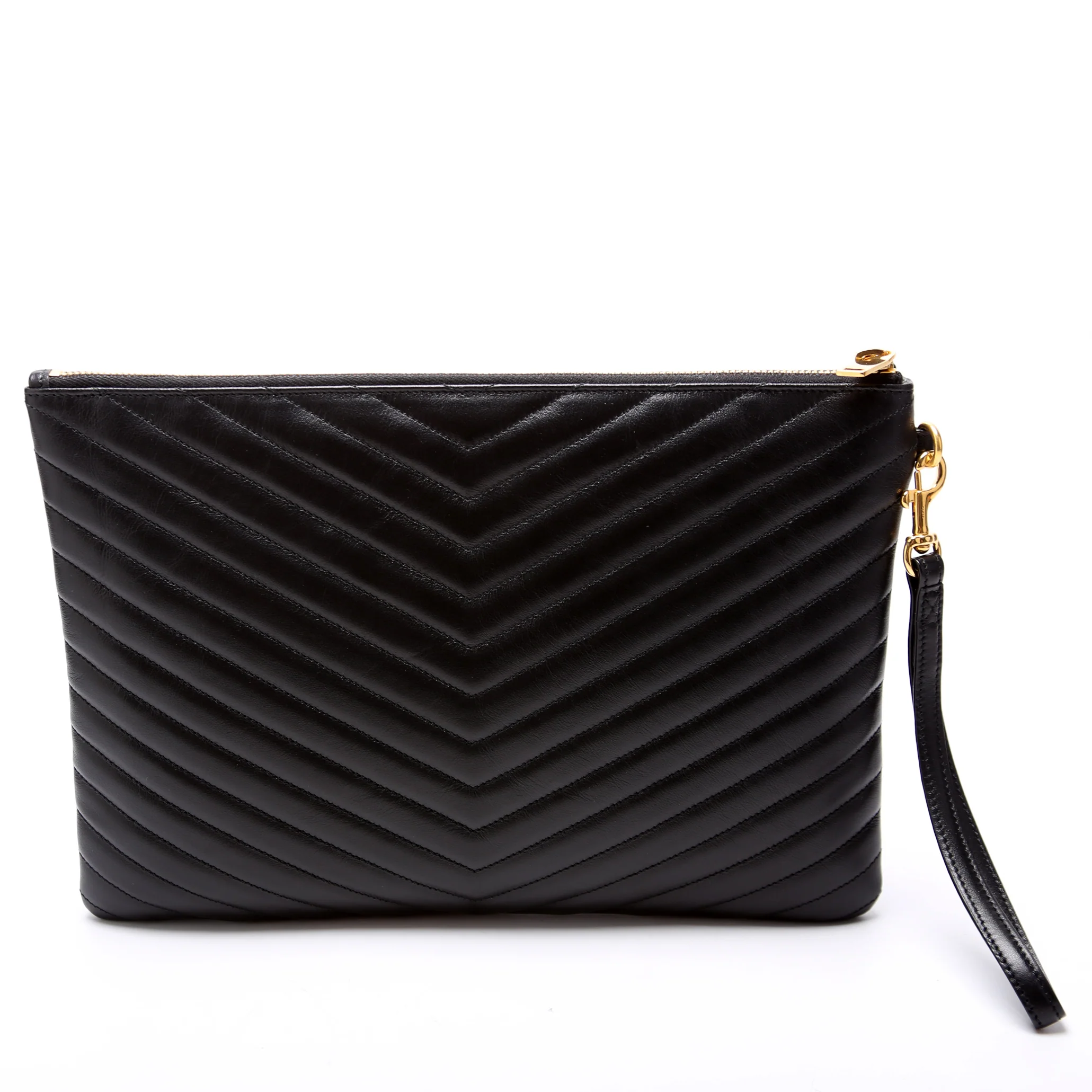 A5 Matelasse Pouch Black - Image 3