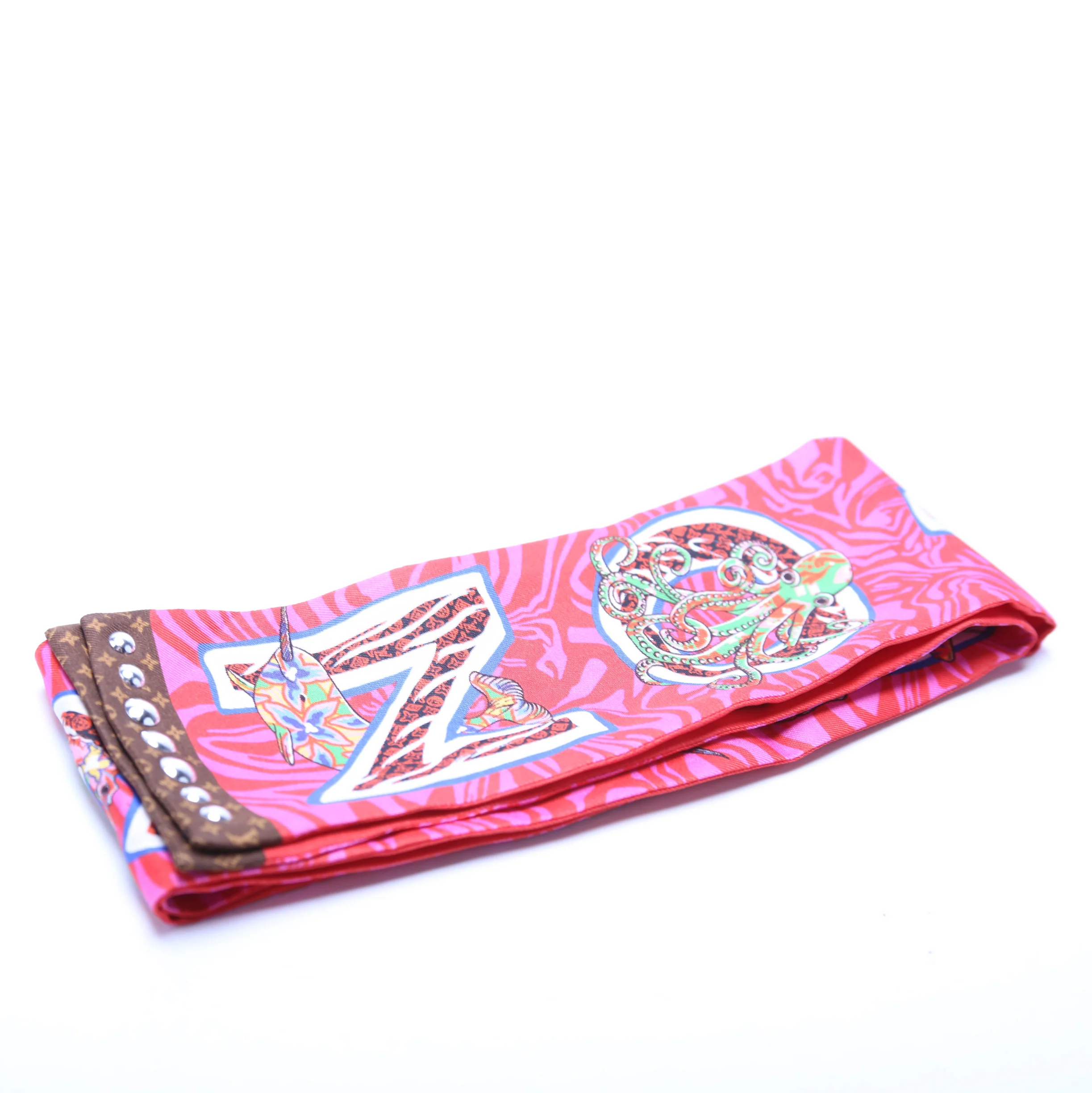 ABC Studded Bandeau Silk Scarf - Image 2