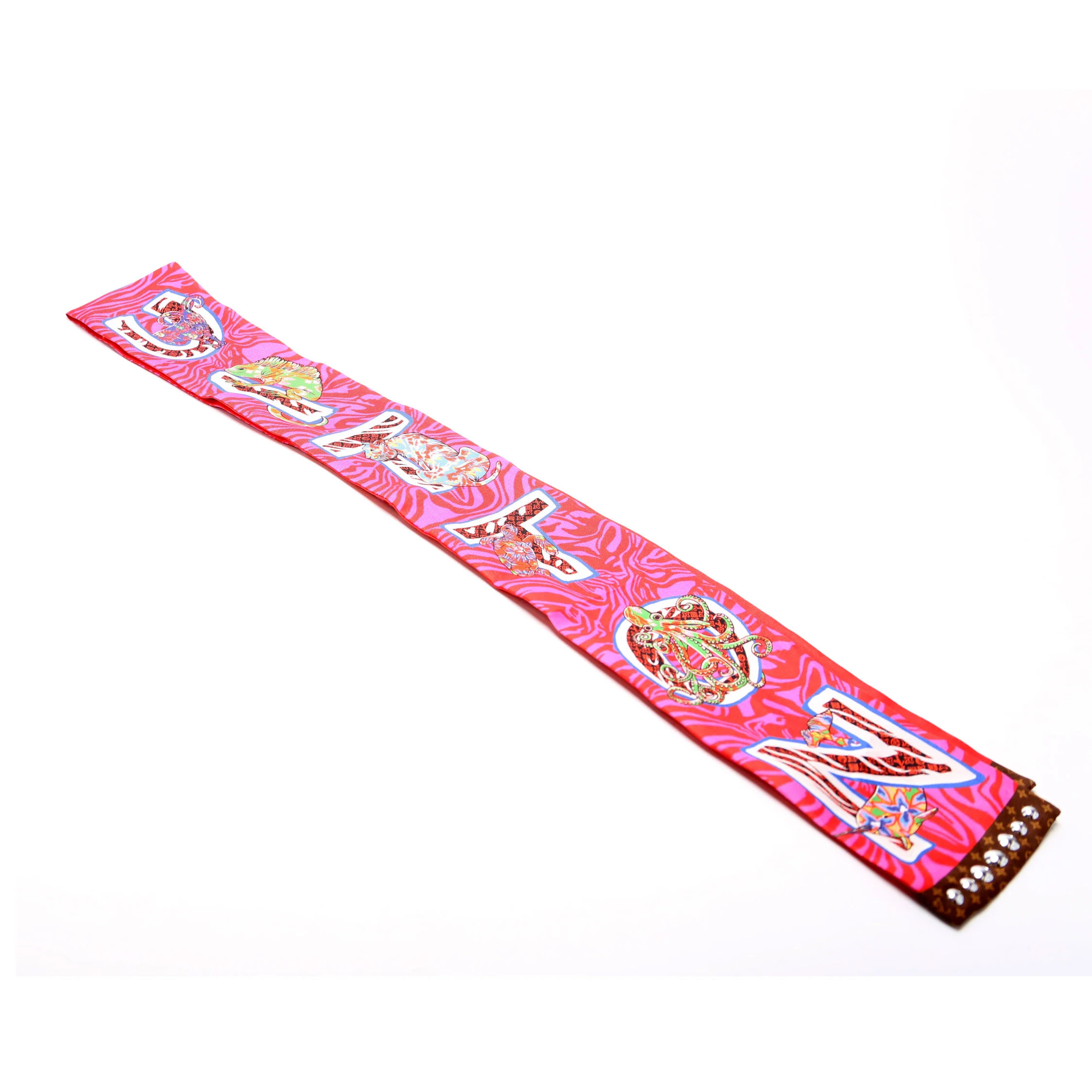ABC Studded Bandeau Silk Scarf - Image 5