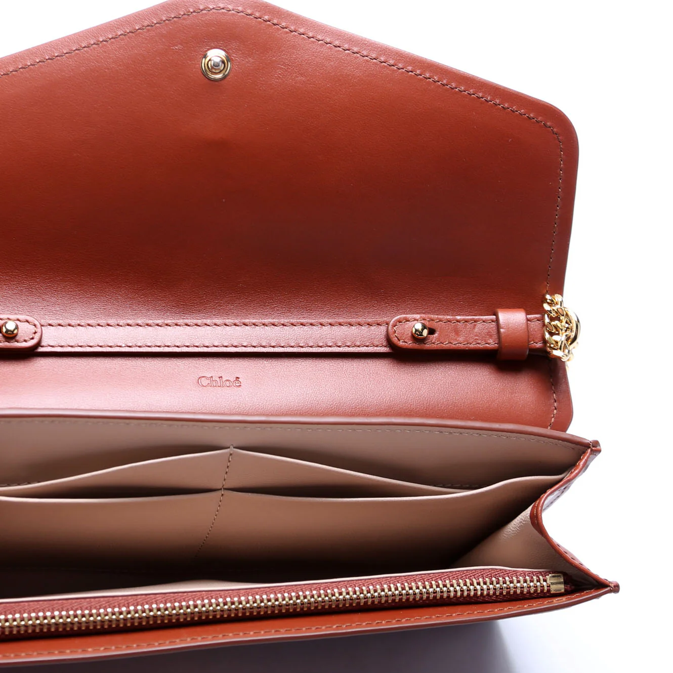 Aby Grain Leather WOC Brown - Image 7