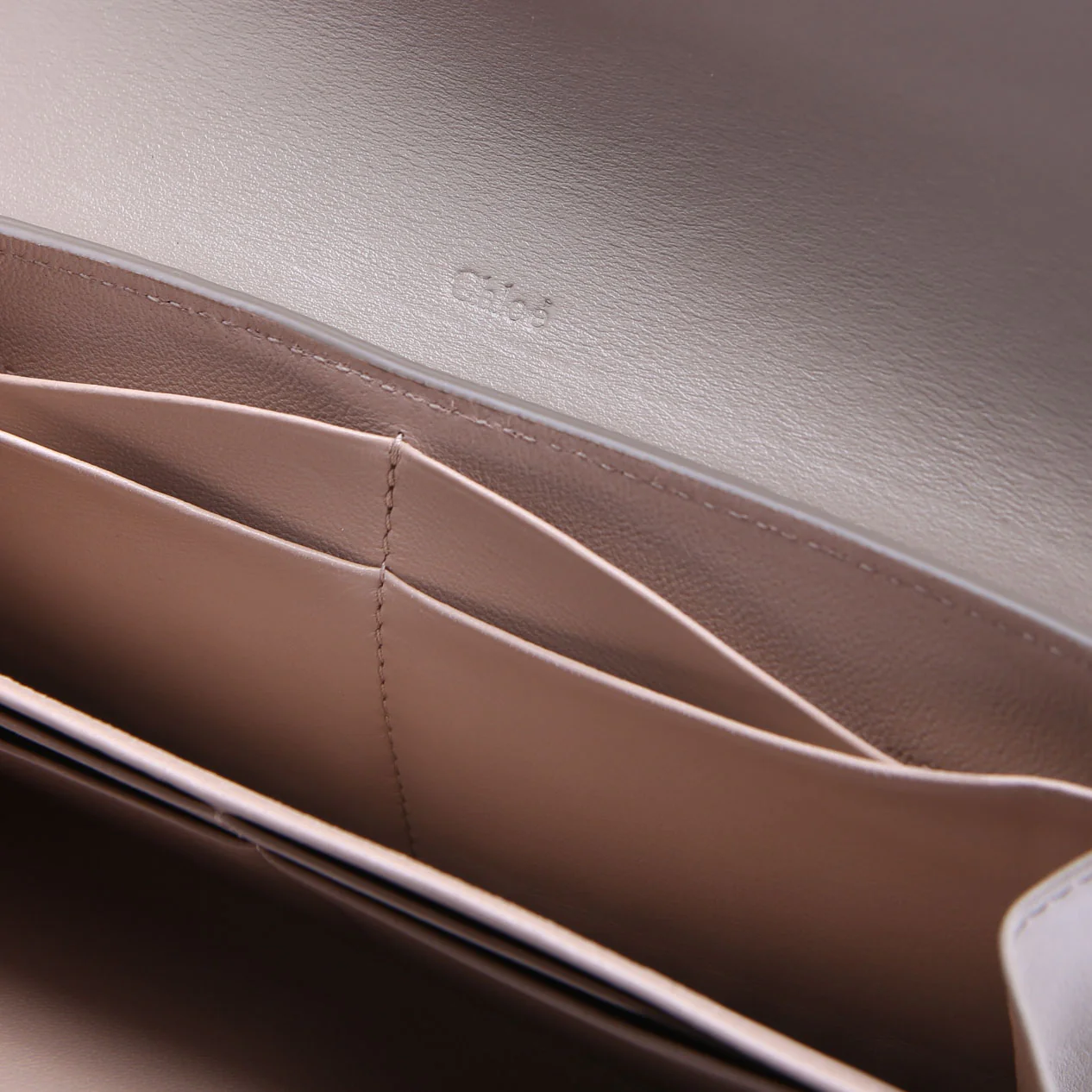Aby Long Flap Wallet Taupe - Image 7