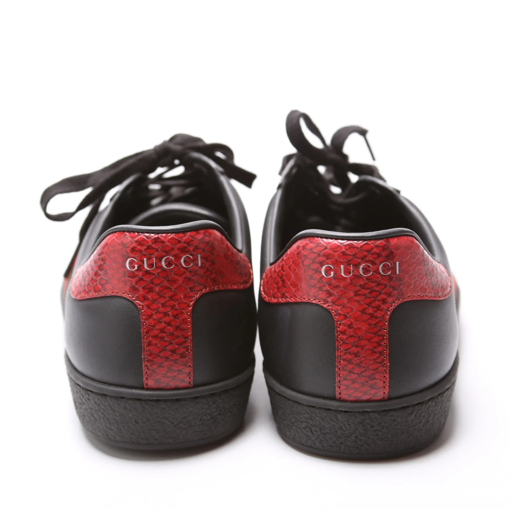 Ace Leather Sneakers Men's Size 8 Black - Image 4