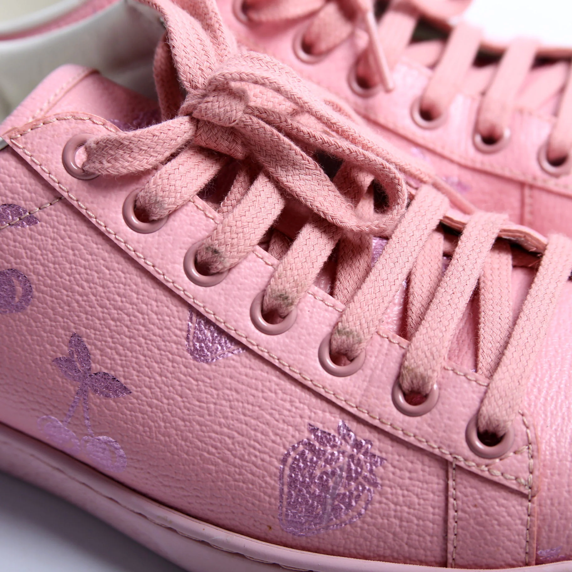 Ace Leather Sneakers Size 38 Pink - Image 9
