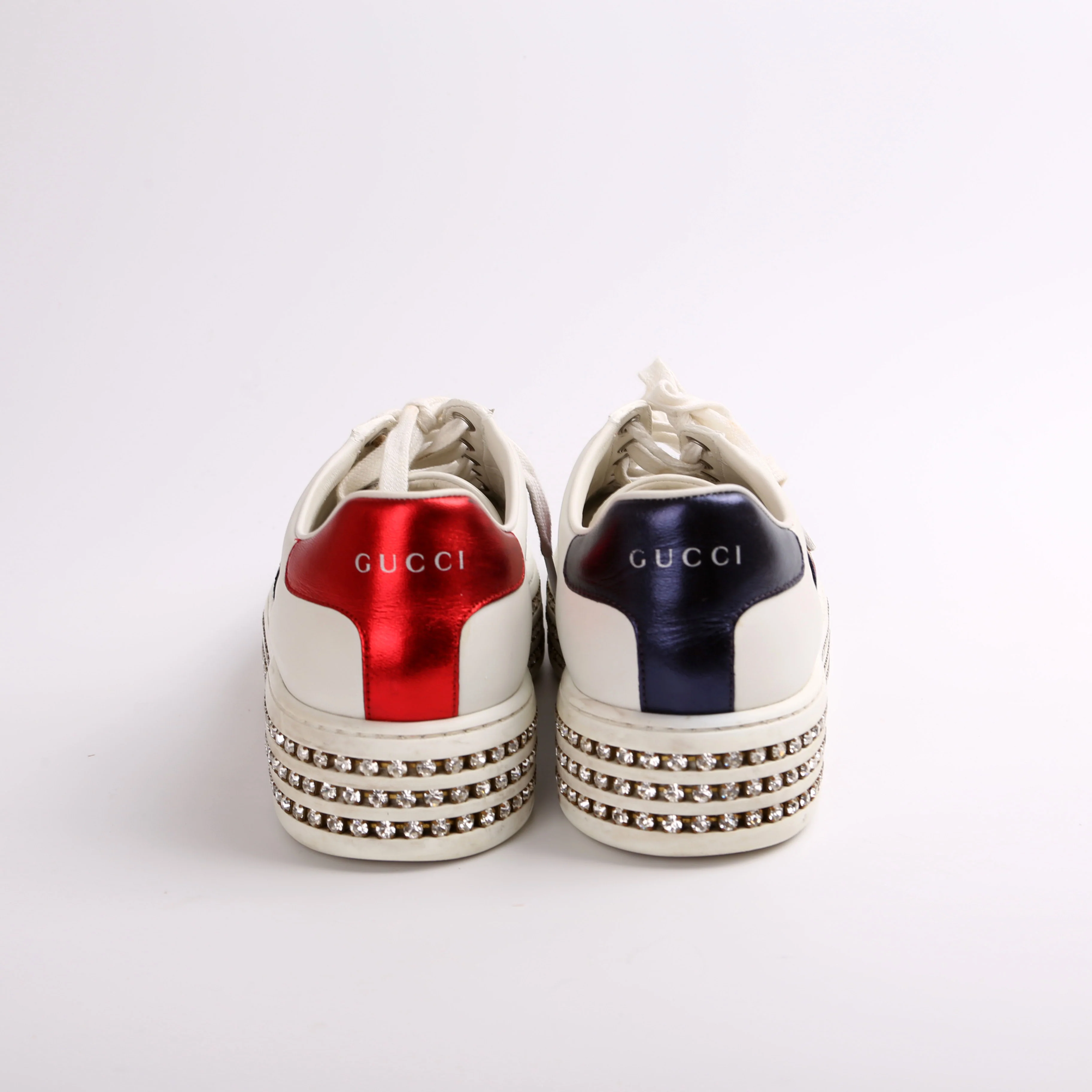Ace Web Bee Crystal Platforms Sneakers Size 38 - Image 4