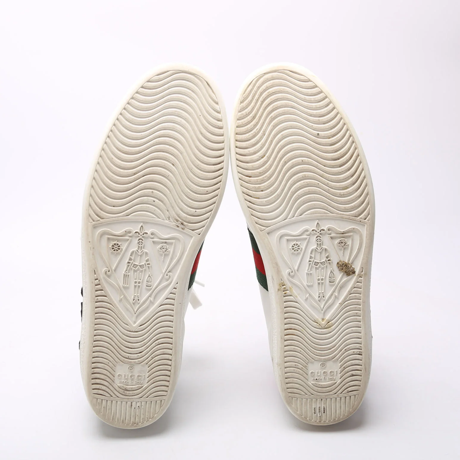Ace Web Embroidered Sneakers Size 38.5 White - Image 5