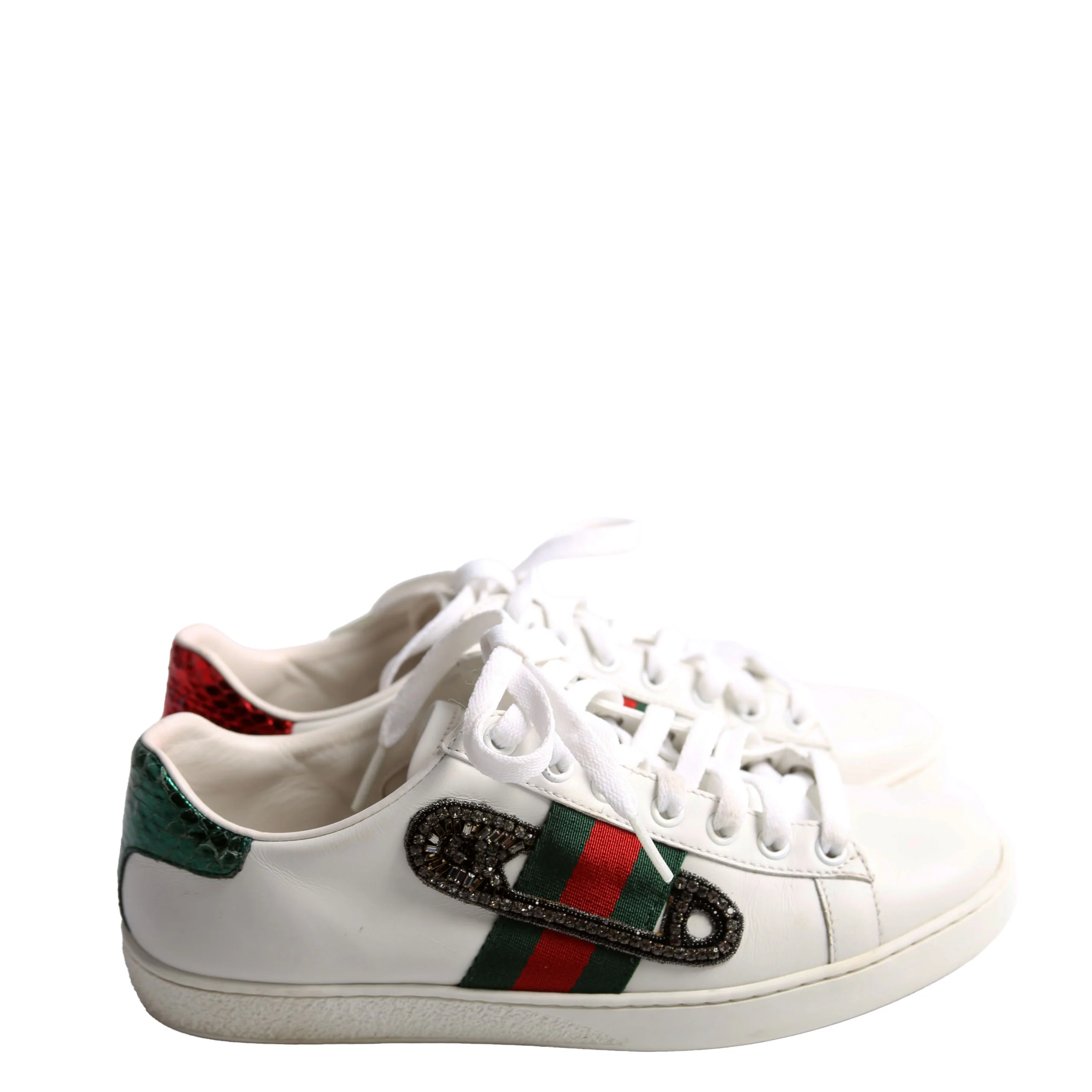 Ace Web Safety Pin Sneakers Size 37 - Image 3
