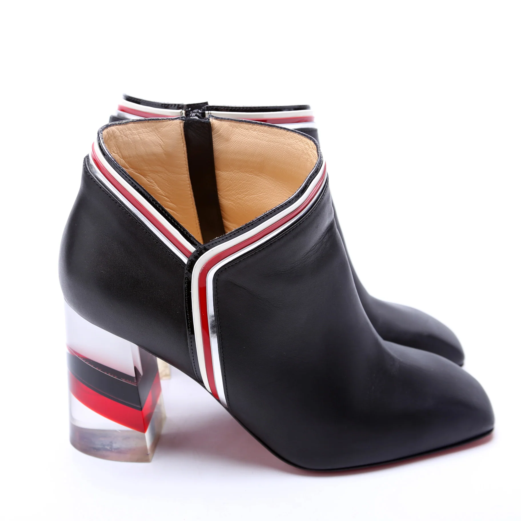 Acrylic Heel Booties Size 39 - Image 4