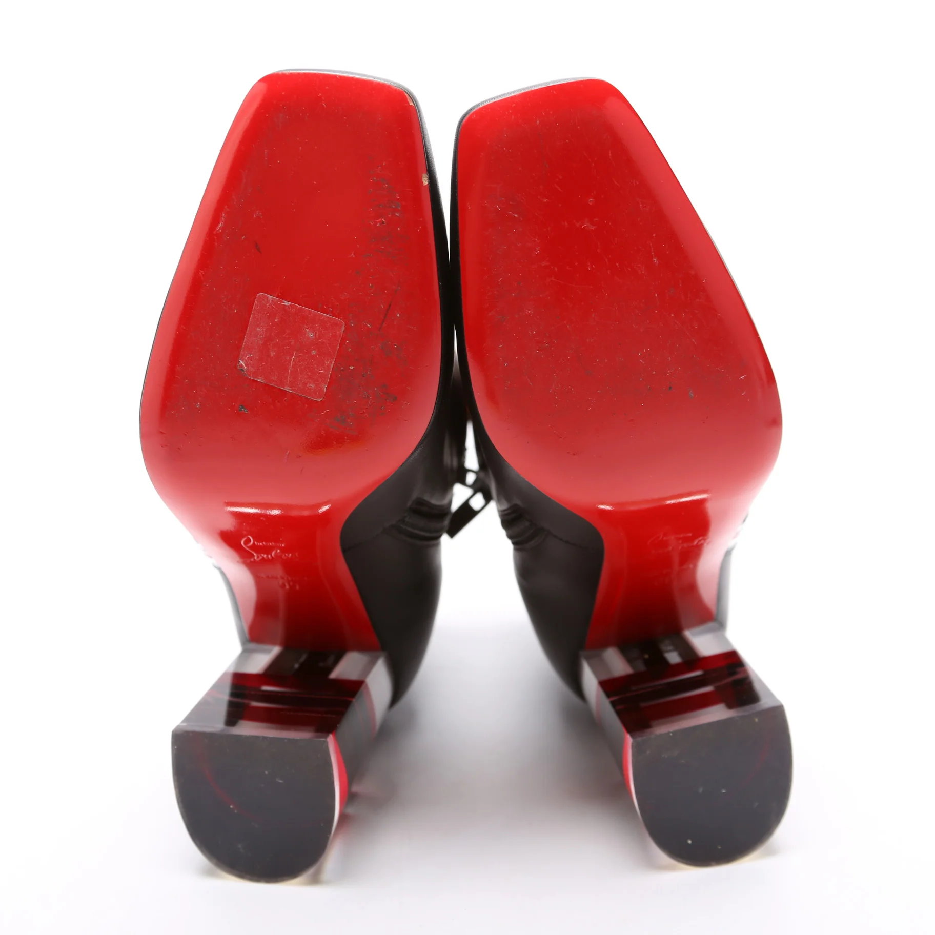 Acrylic Heel Booties Size 39 - Image 8