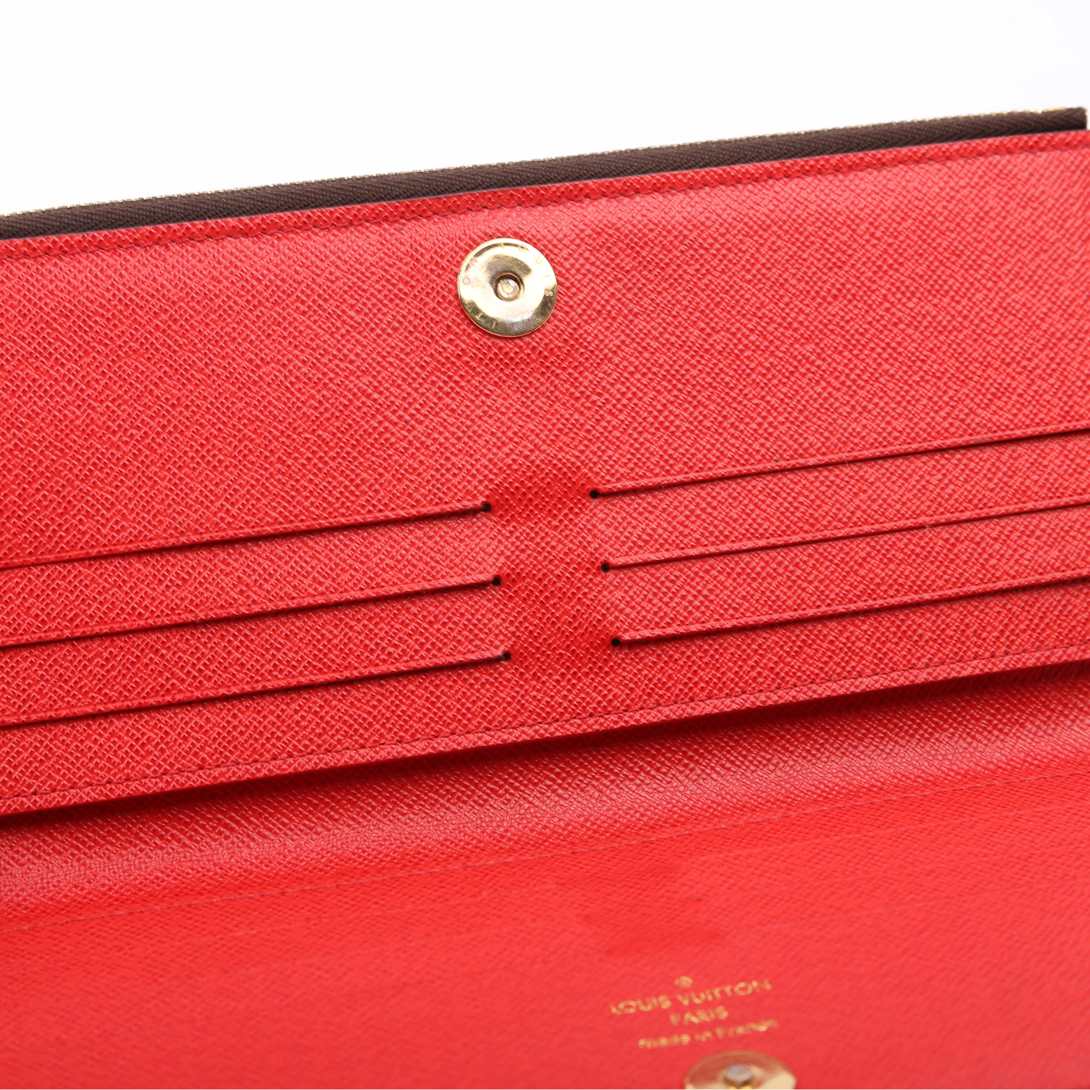 Adele Wallet Monogram Red - Image 7