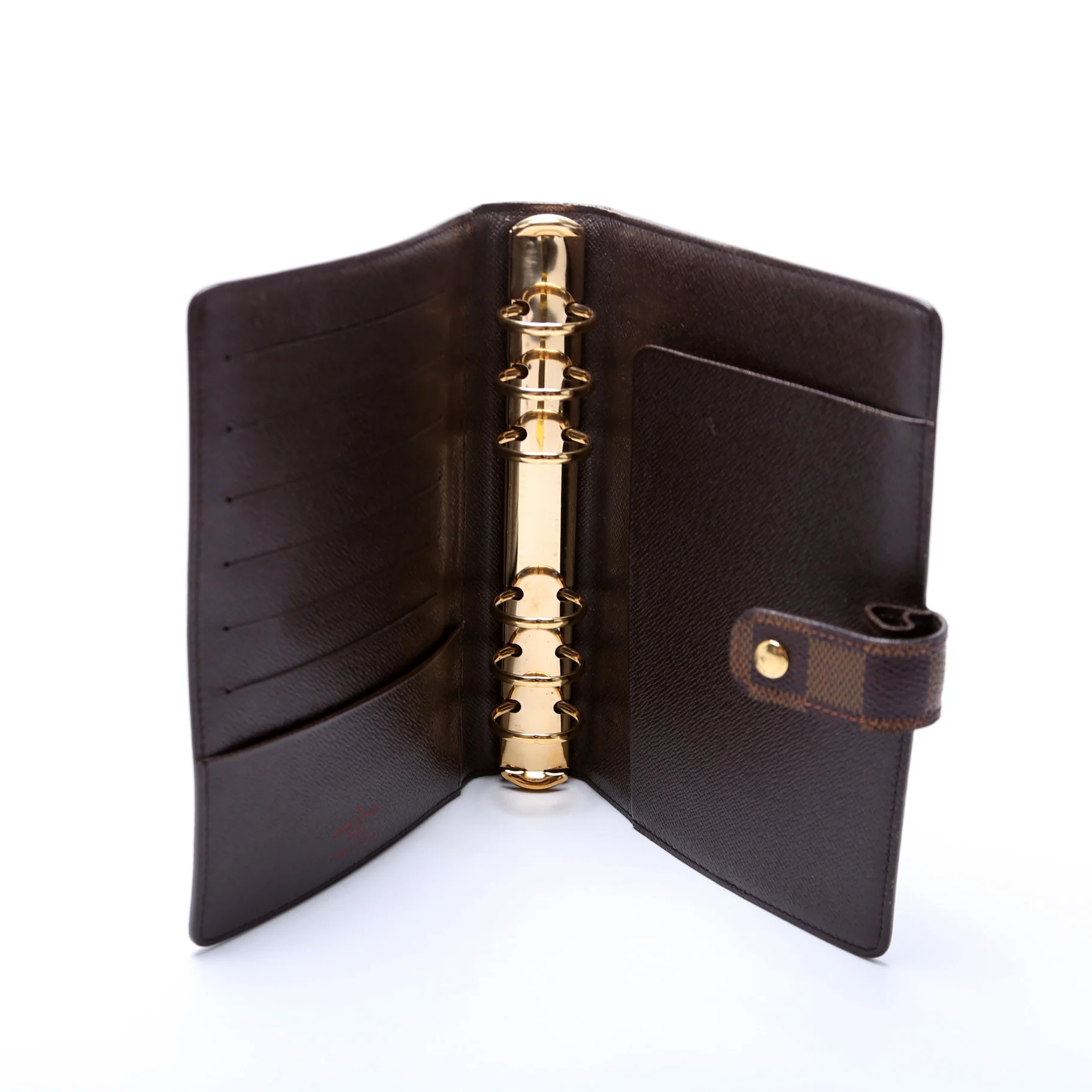 Agenda Medium Ring Damier Ebene - Image 7