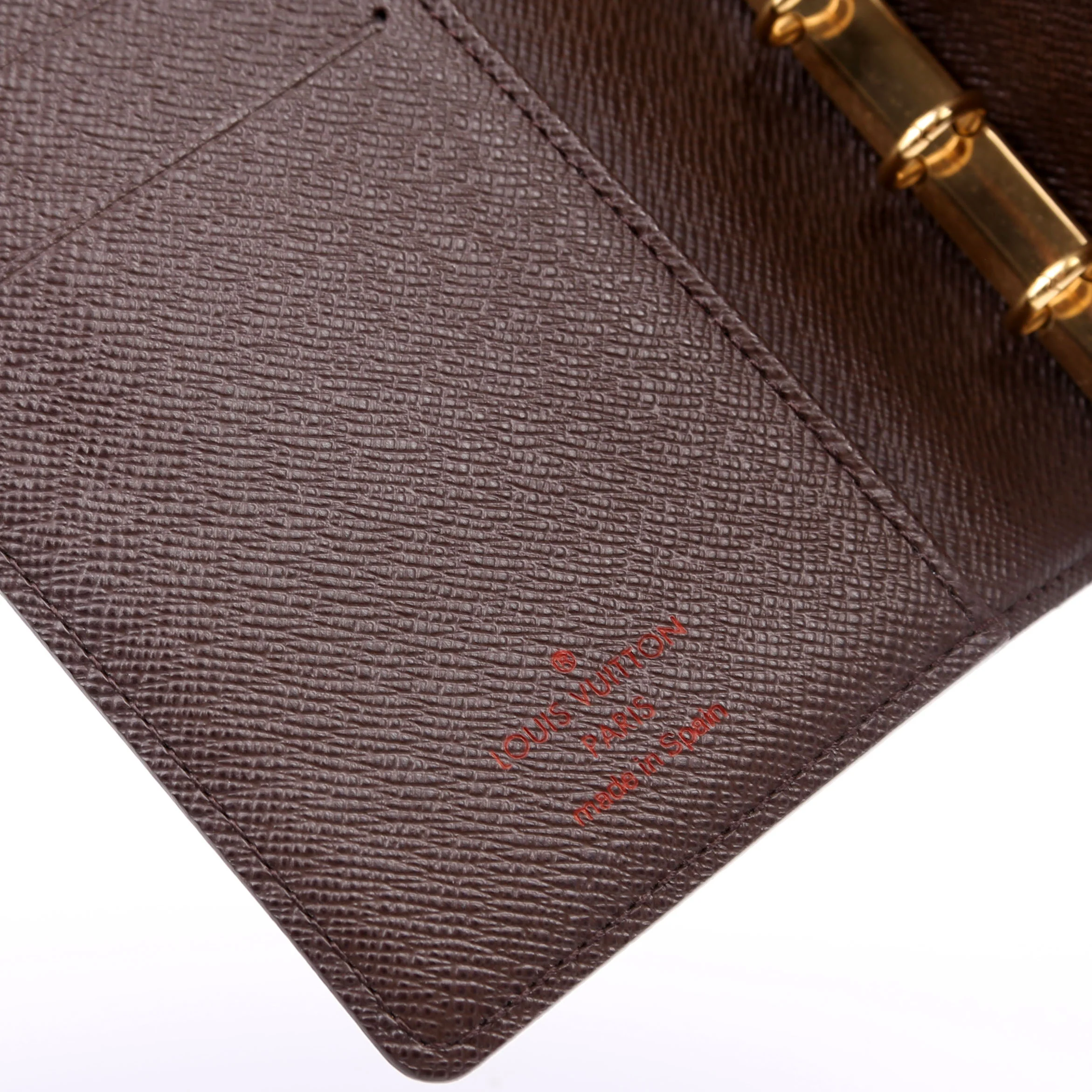 Agenda Small Ring Damier Ebene - Image 7