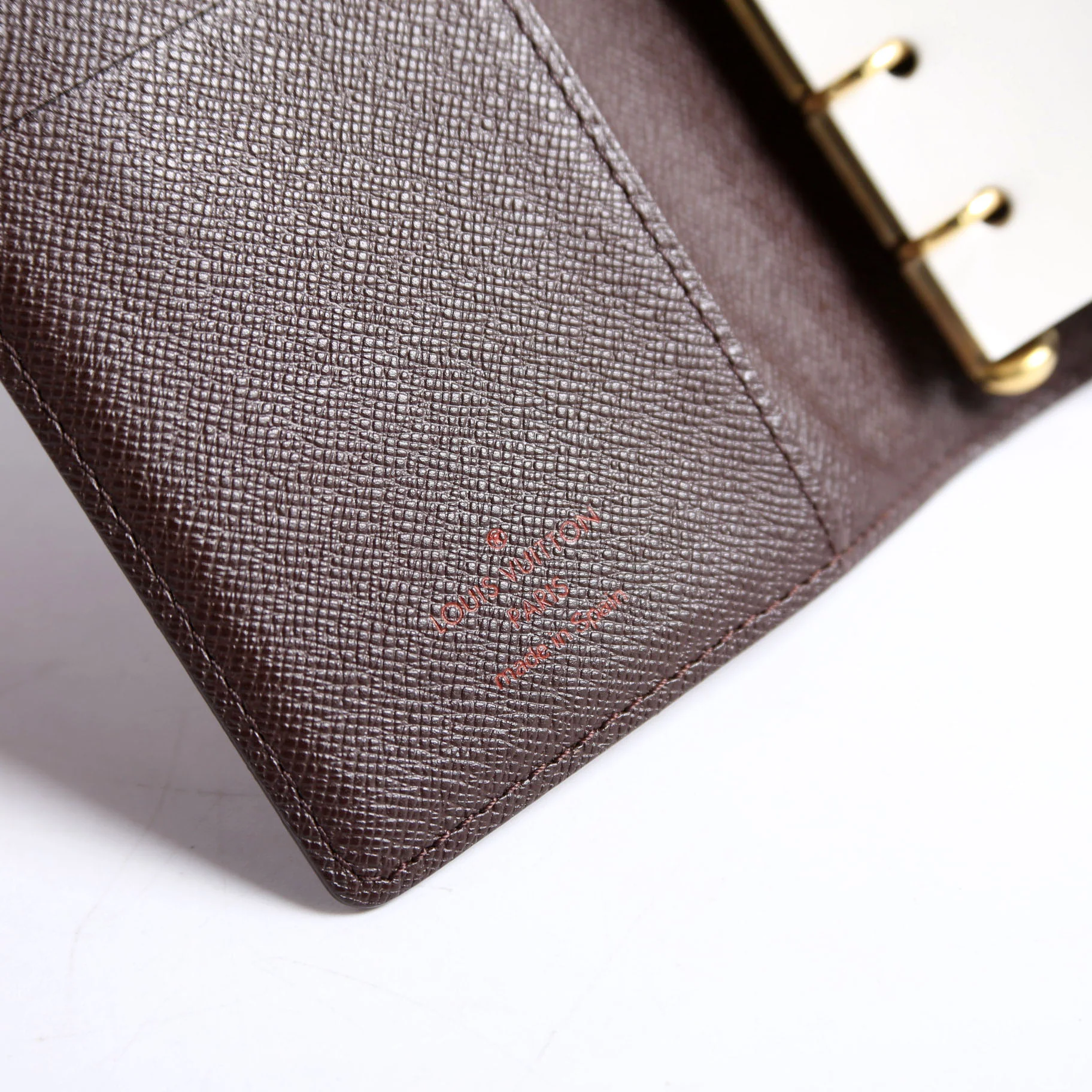 Agenda Small Ring Damier Ebene - Image 8