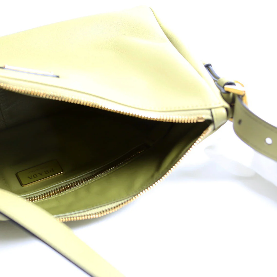 Aimee Shoulder Bag Soft Calfskin Green - Image 13