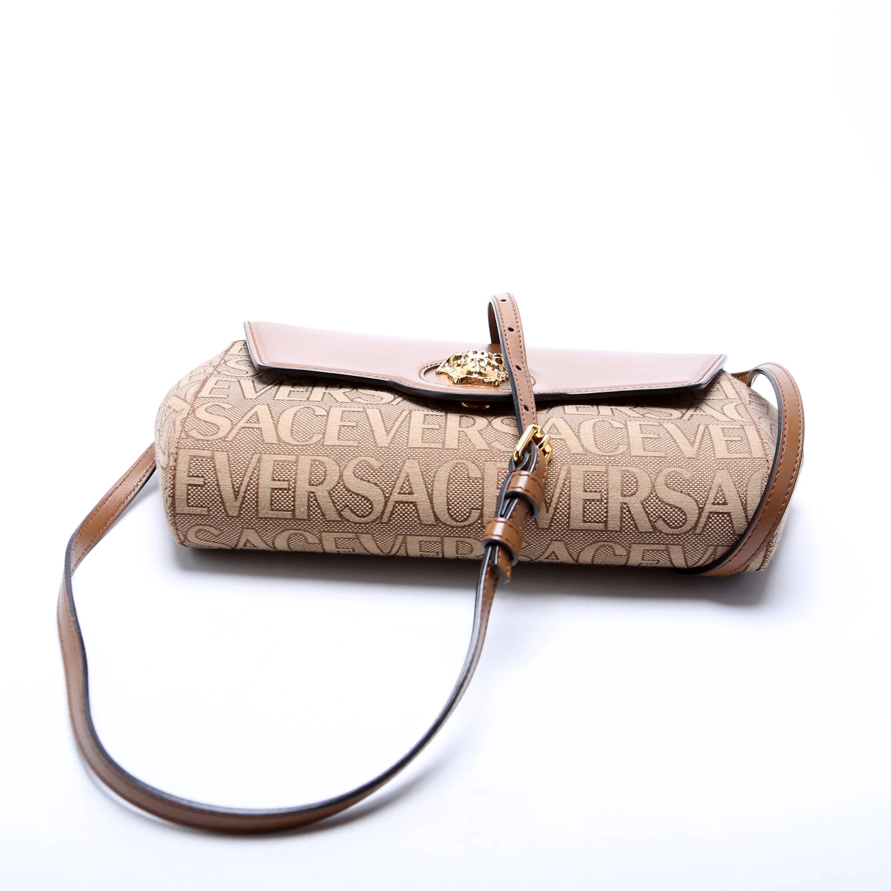 Allover La Medusa Crossbody Brown - Image 4