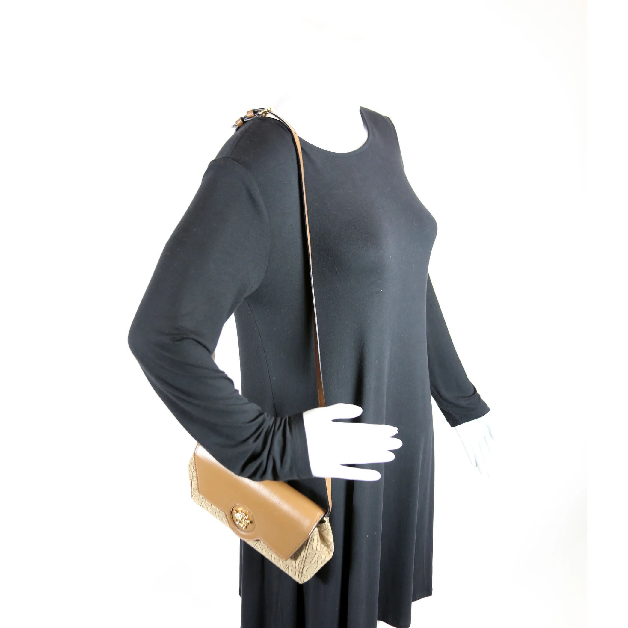 Allover La Medusa Crossbody Brown - Image 9