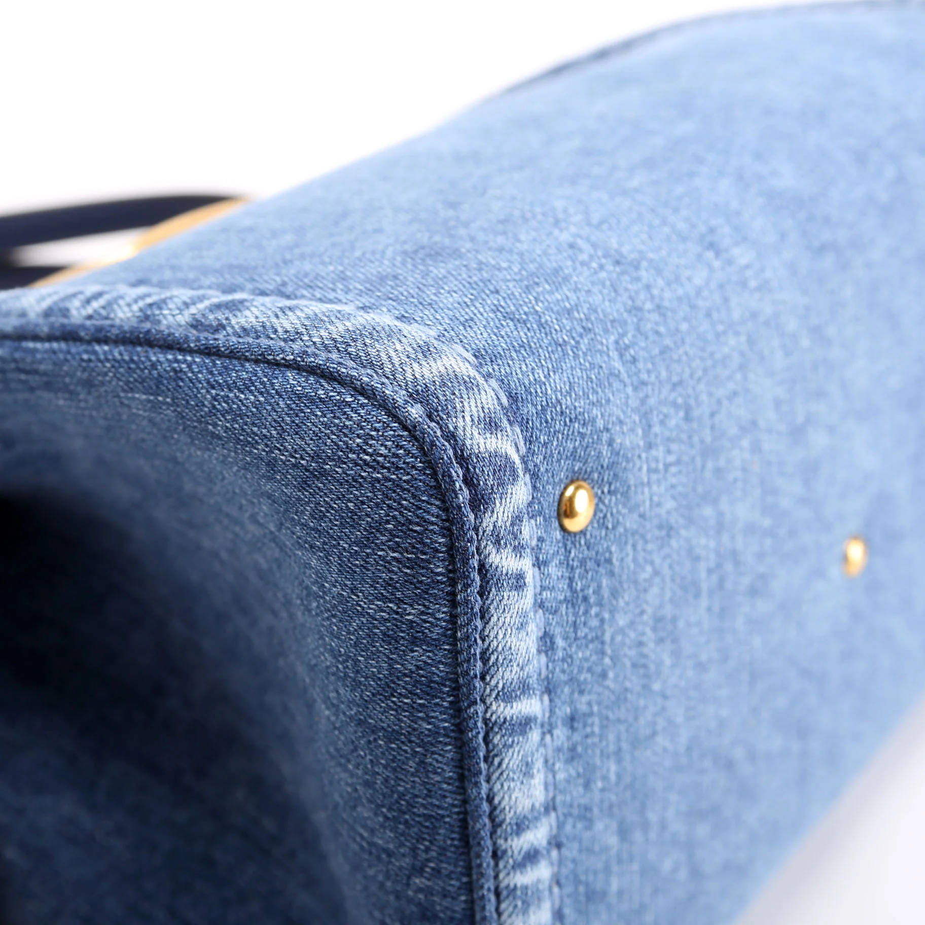 Alltime Medium Denim With Embroidered Strap Blue/Multicolor - Image 5