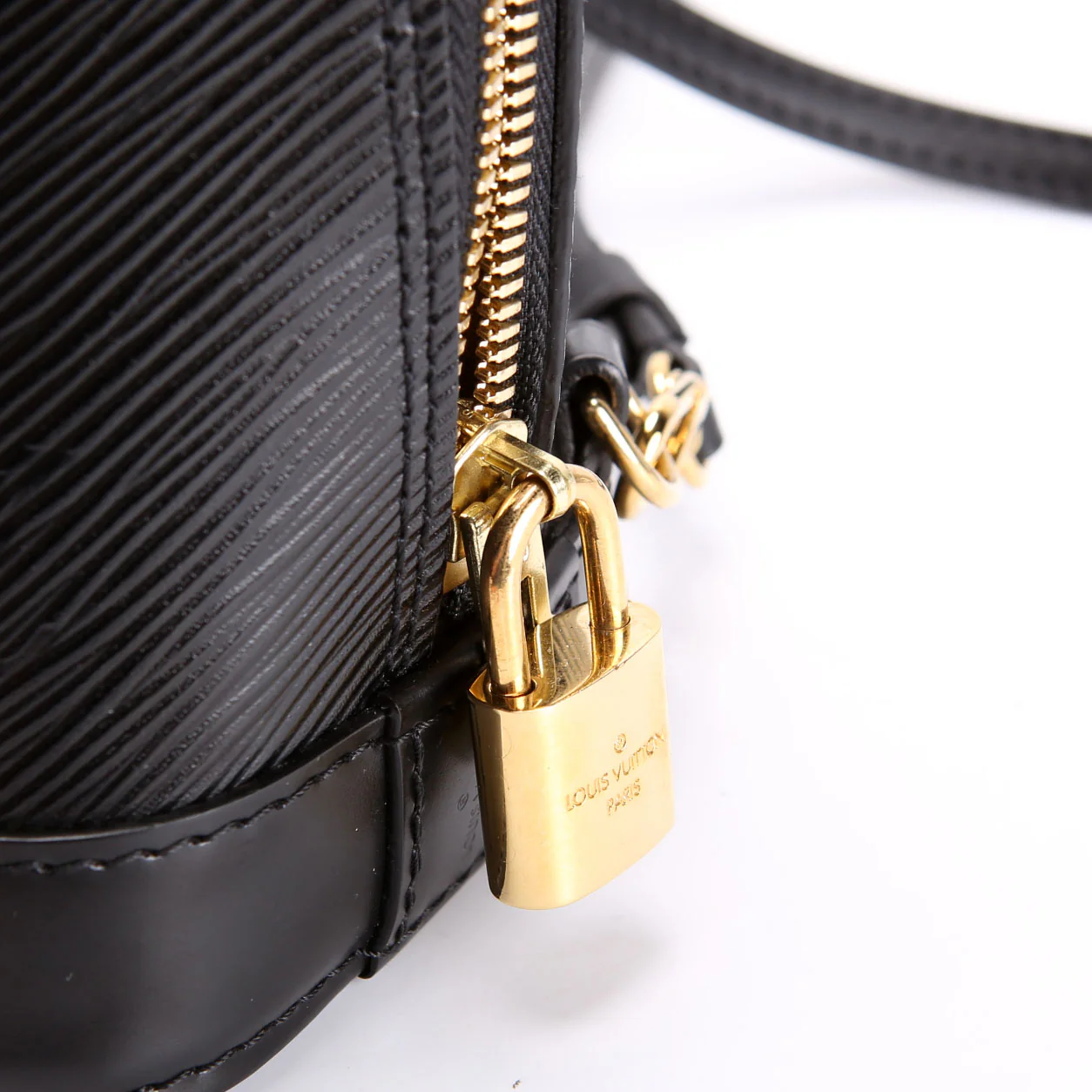 Alma Backpack Epi Leather Black - Image 6