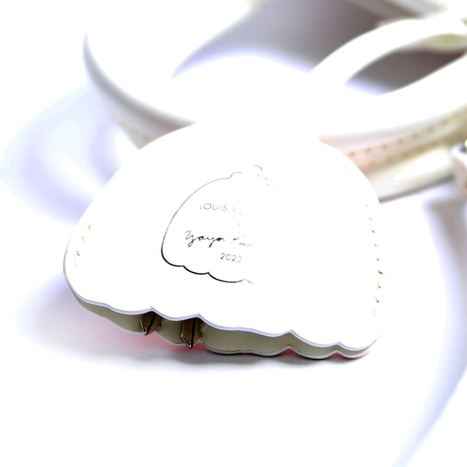 Alma BB Infinity Dots Epi White and Red - Image 10