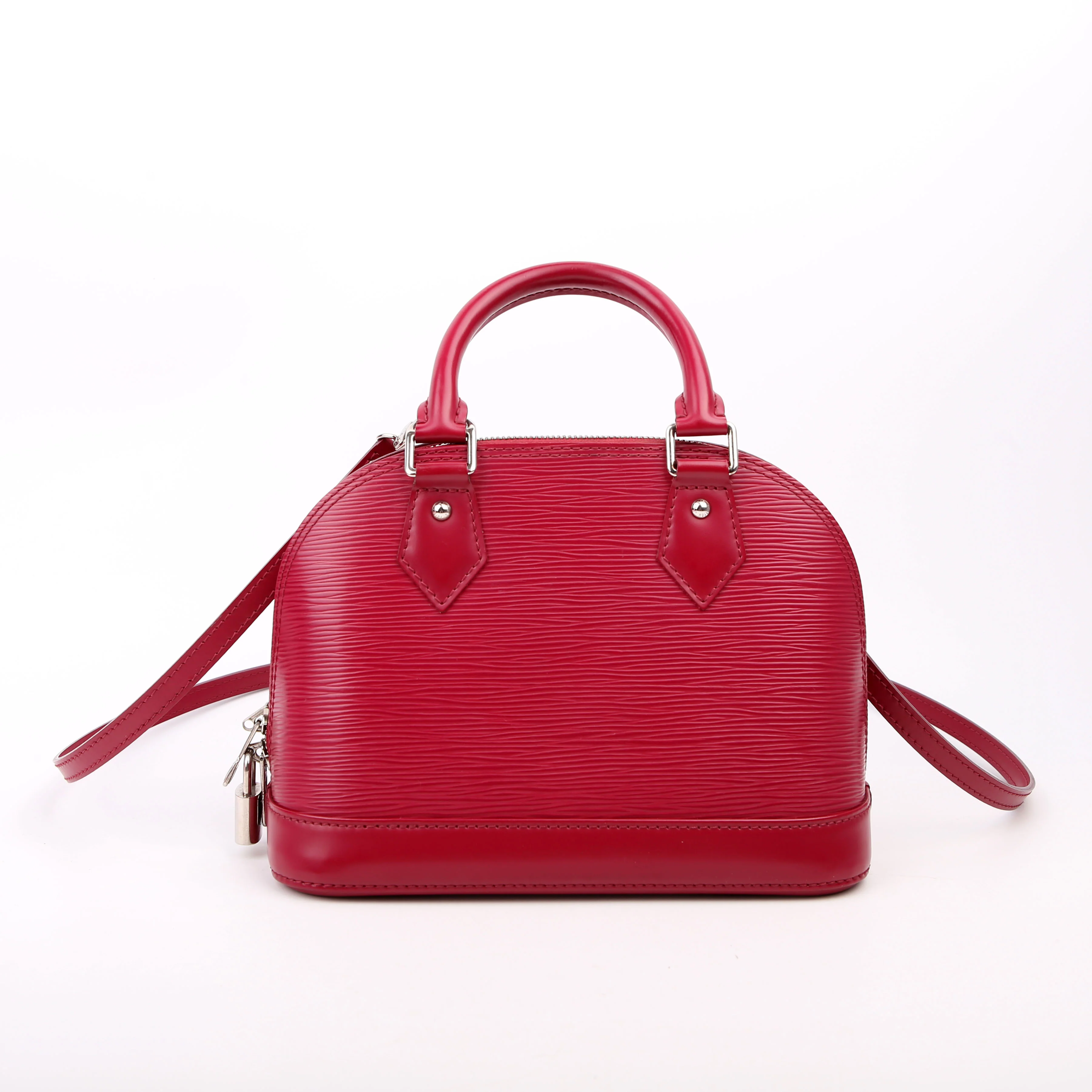 Alma BB With Strap Epi Burgundy - Image 3