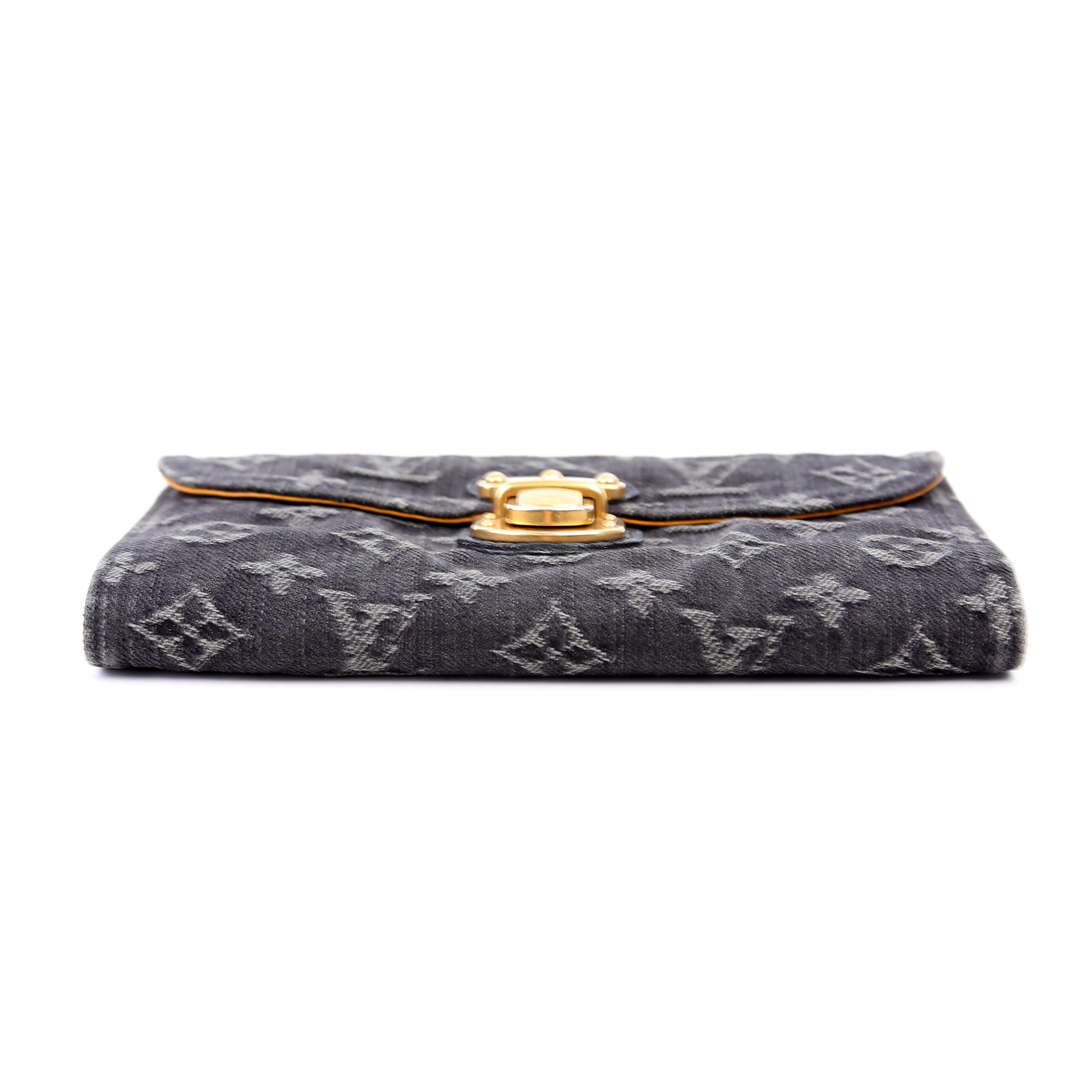 Amelia Wallet Monogram Denim - Image 5