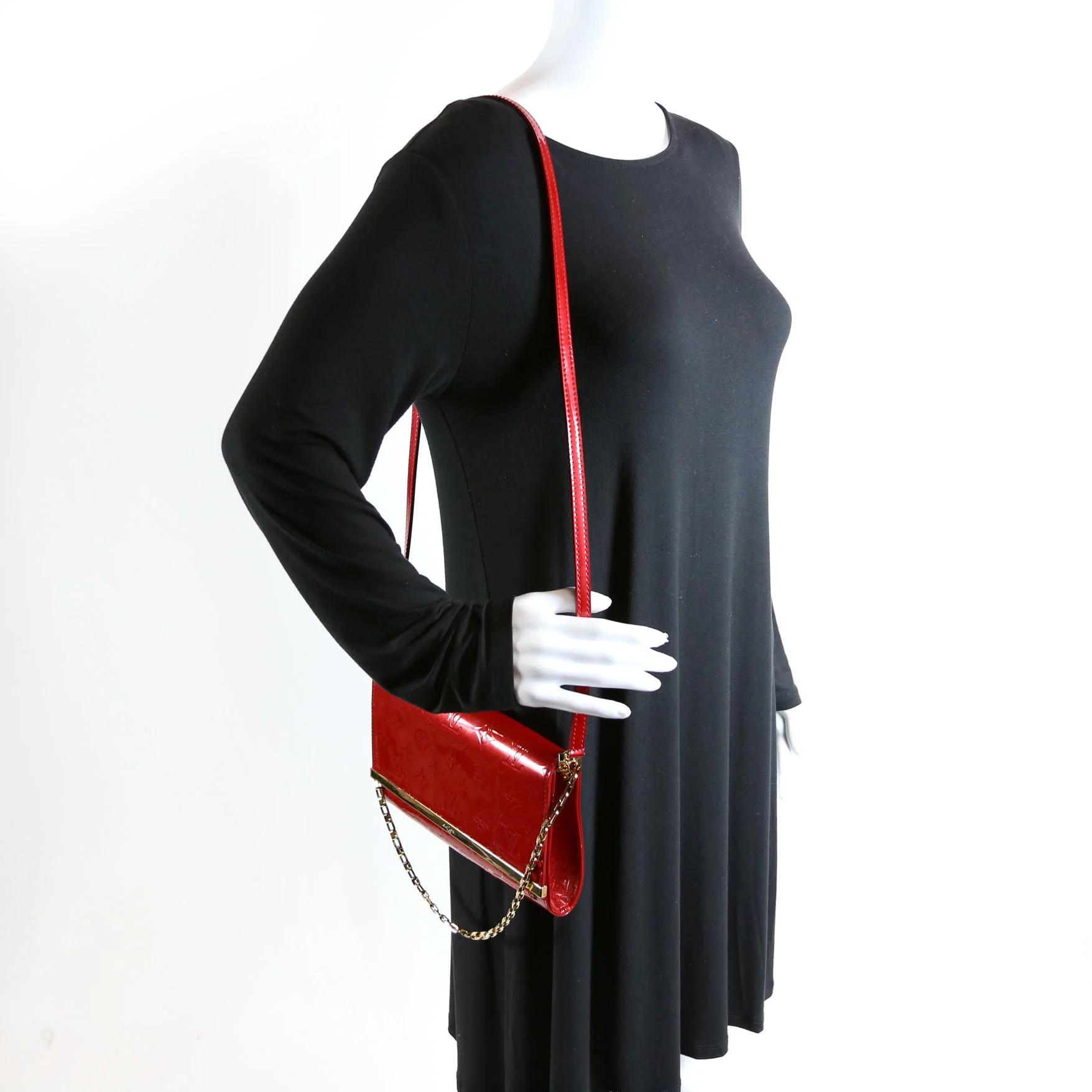 Ana Clutch Vernis Red - Image 9