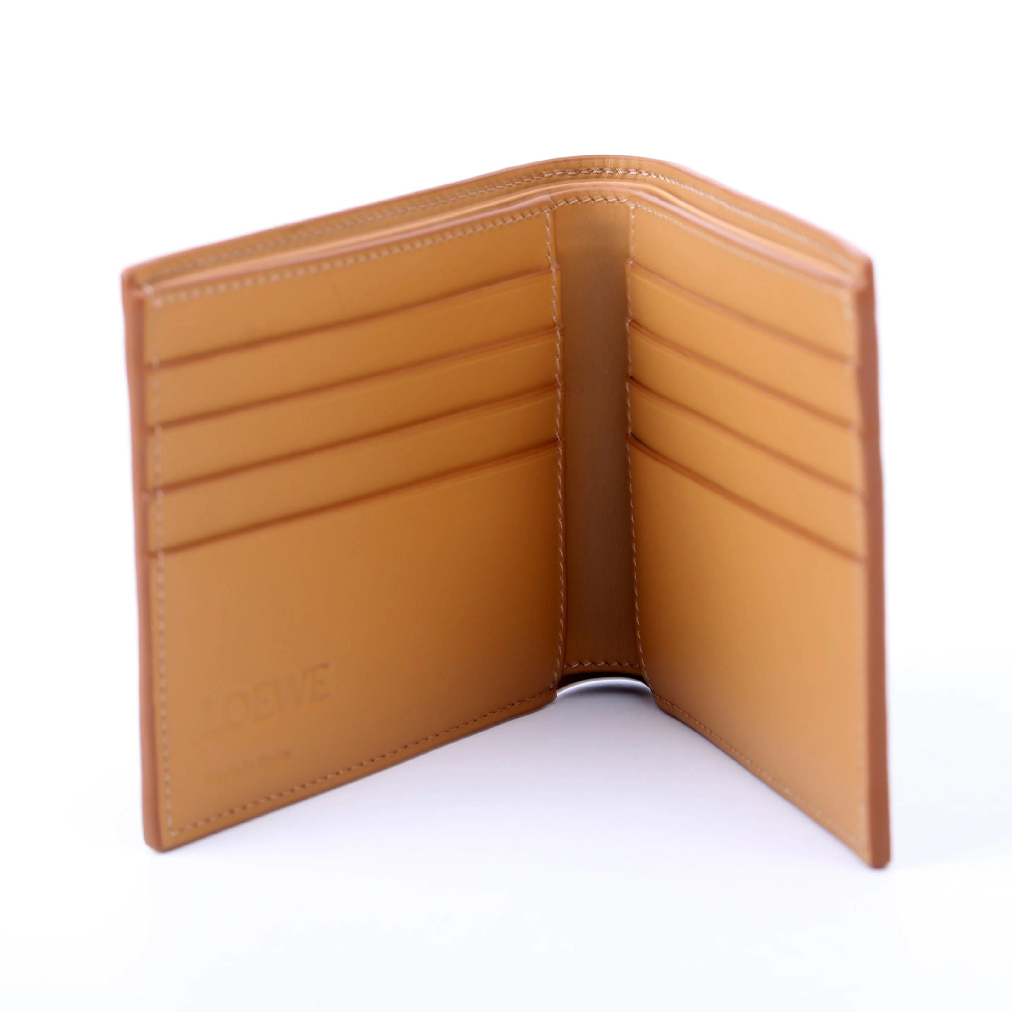 Anagram Bifold Wallet Calfskin Brown - Image 9