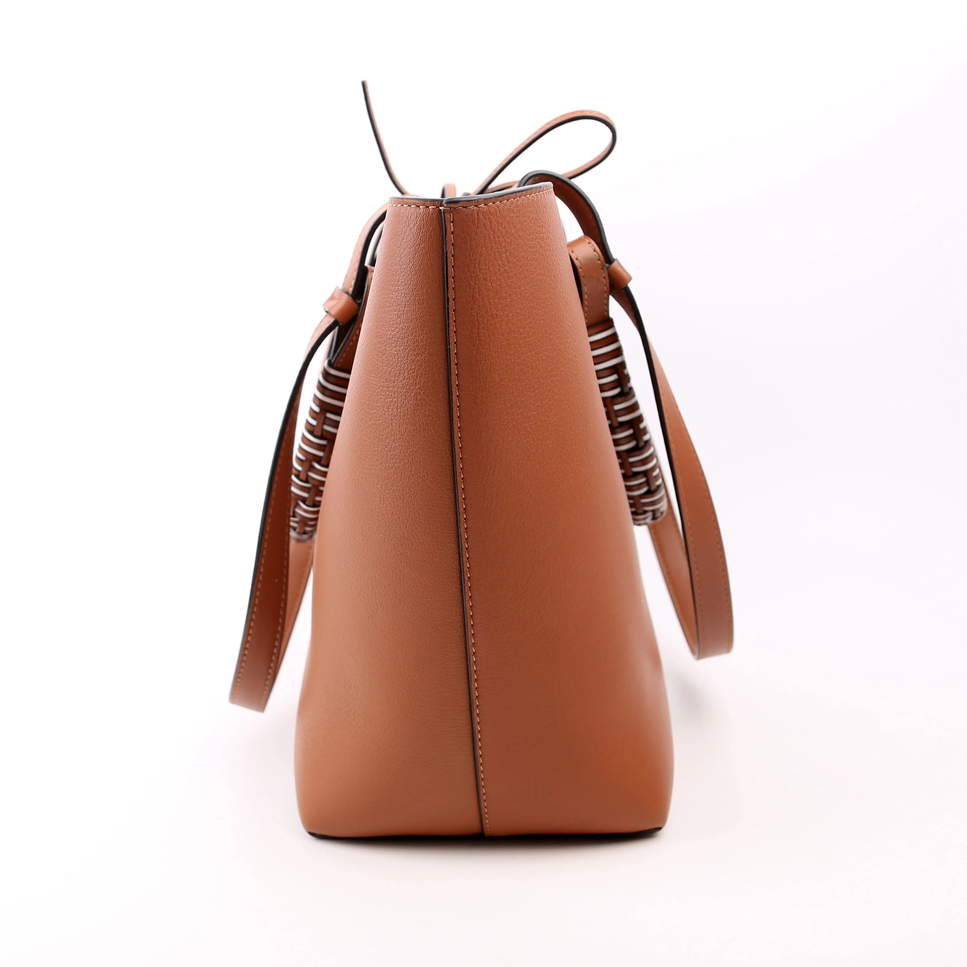 Anagram Smooth Calfskin Small Tote Brown - Image 3