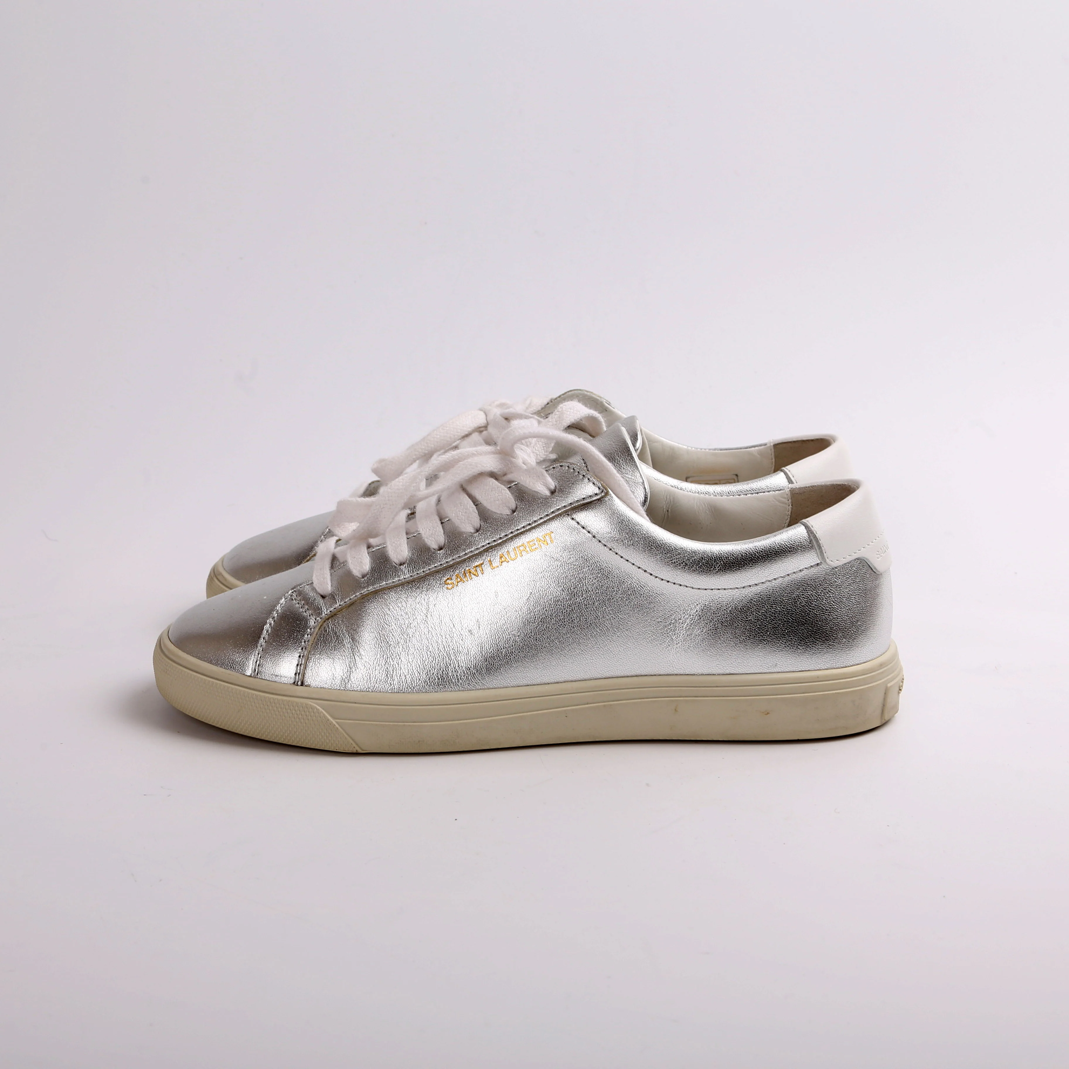 Andy Leather Sneakers Size 37.5 - Image 3