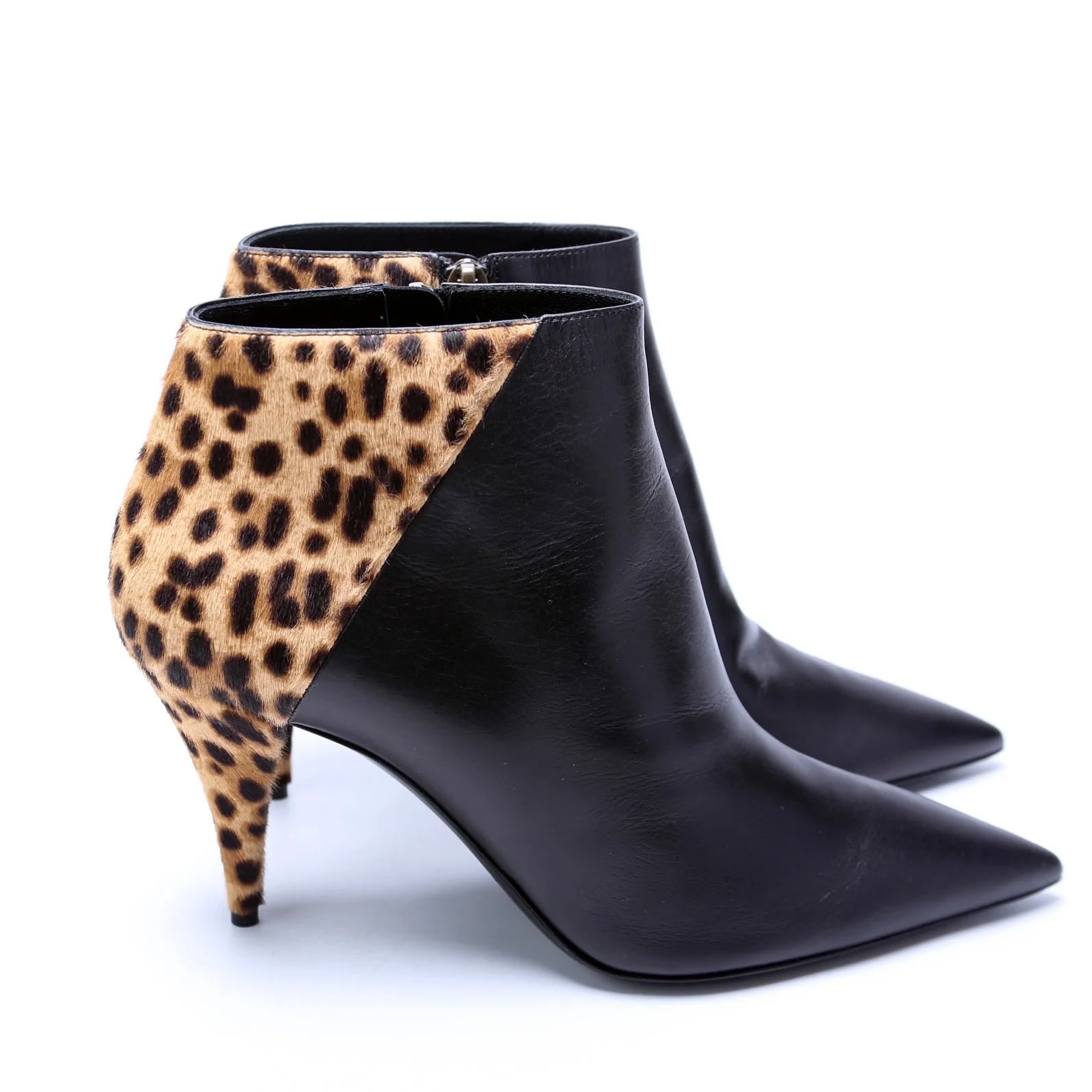 Ankle Booties Leather/Calfskin Size 38.5 - Image 4