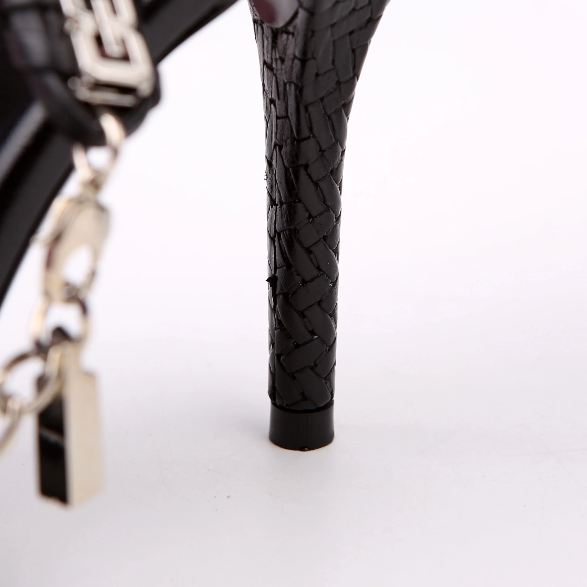 Ankle Strap Sandal Heels Size 37.5 Black - Image 11