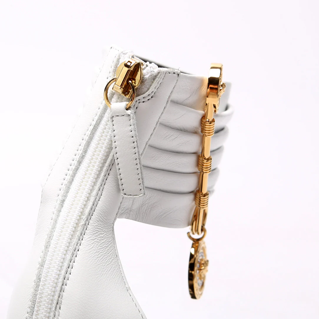 Ankle Strap Sandals Size 38 White - Image 5