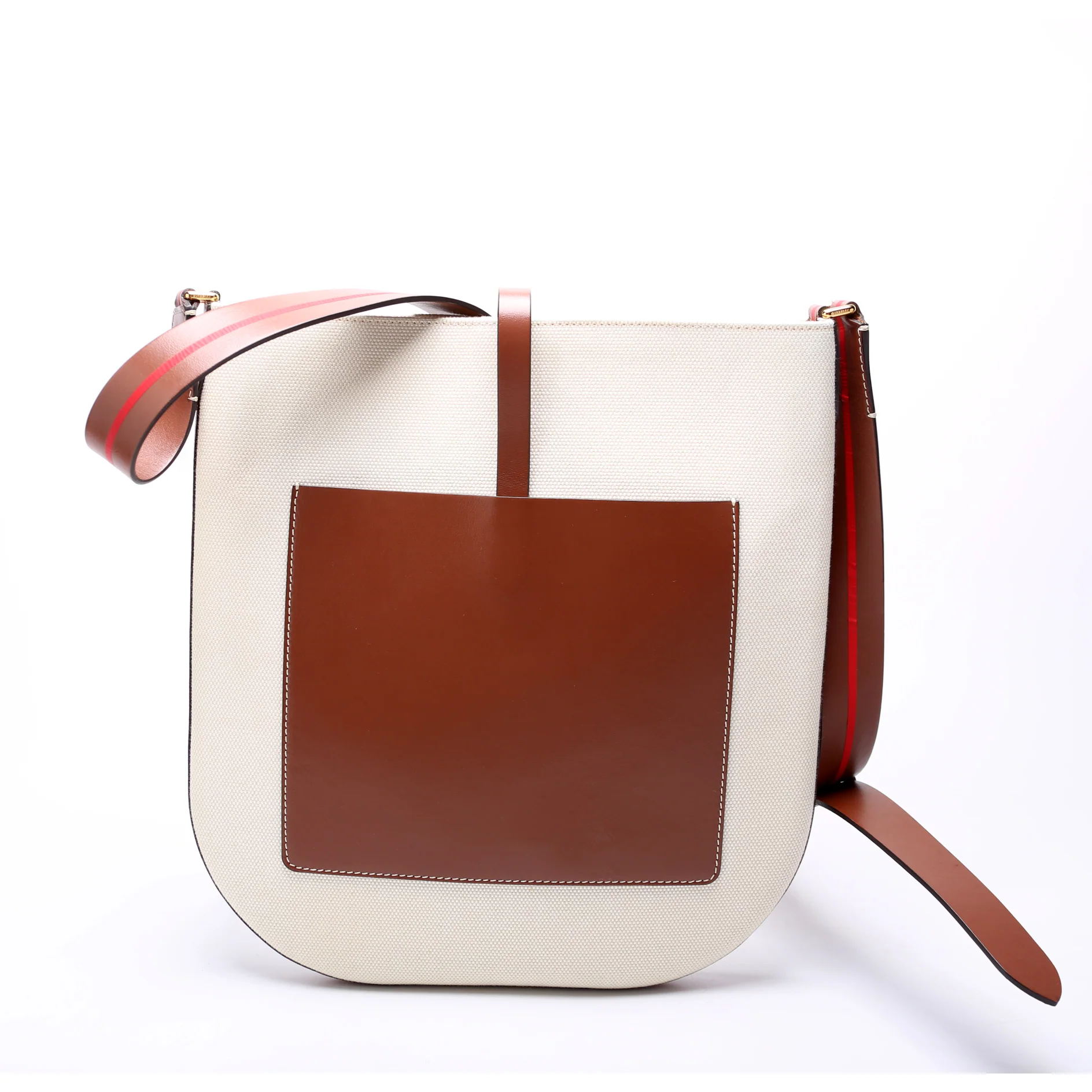 Anne Logo Canvas Shoulder Bag - Image 3