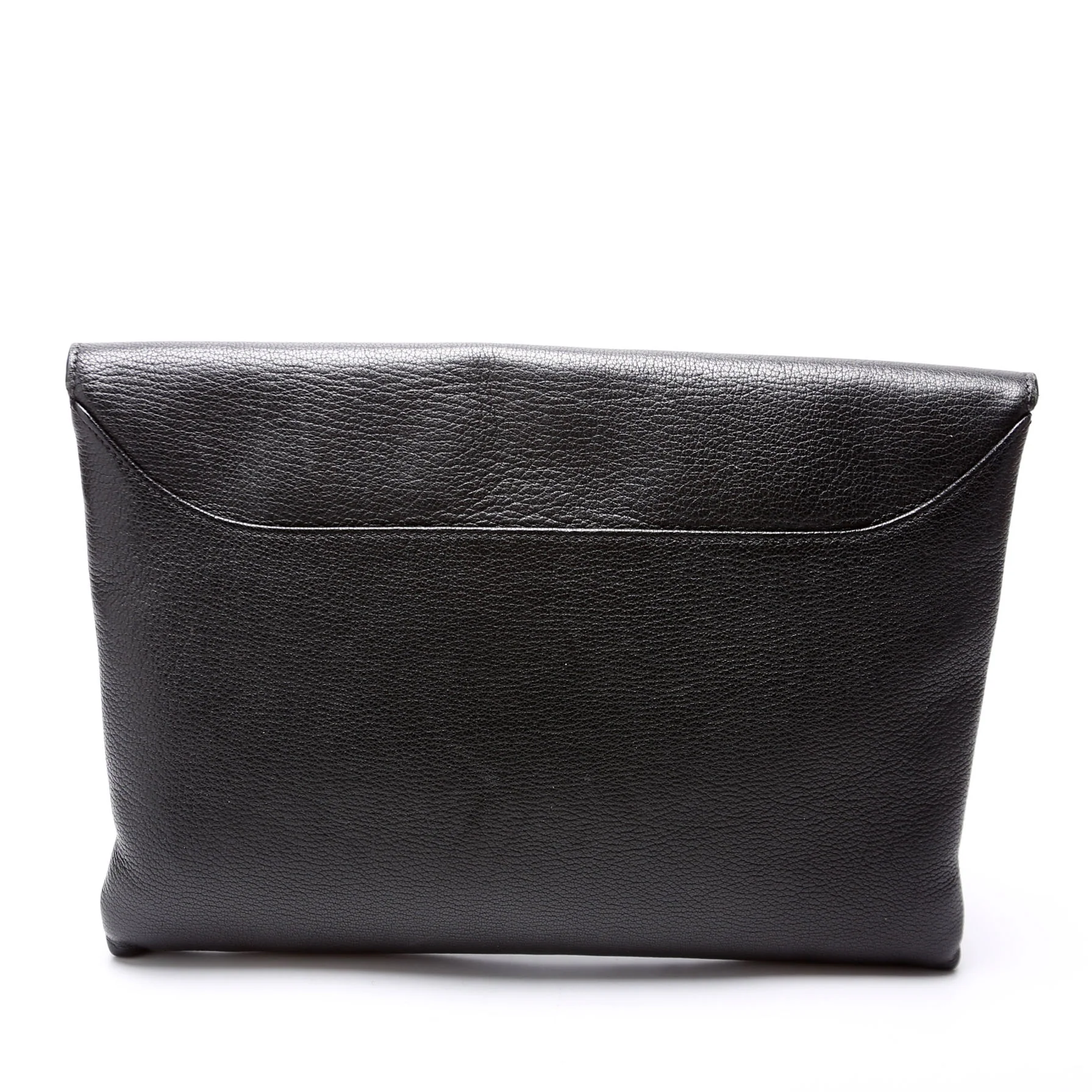 Antigona Goatskin Clutch Medium Black - Image 3