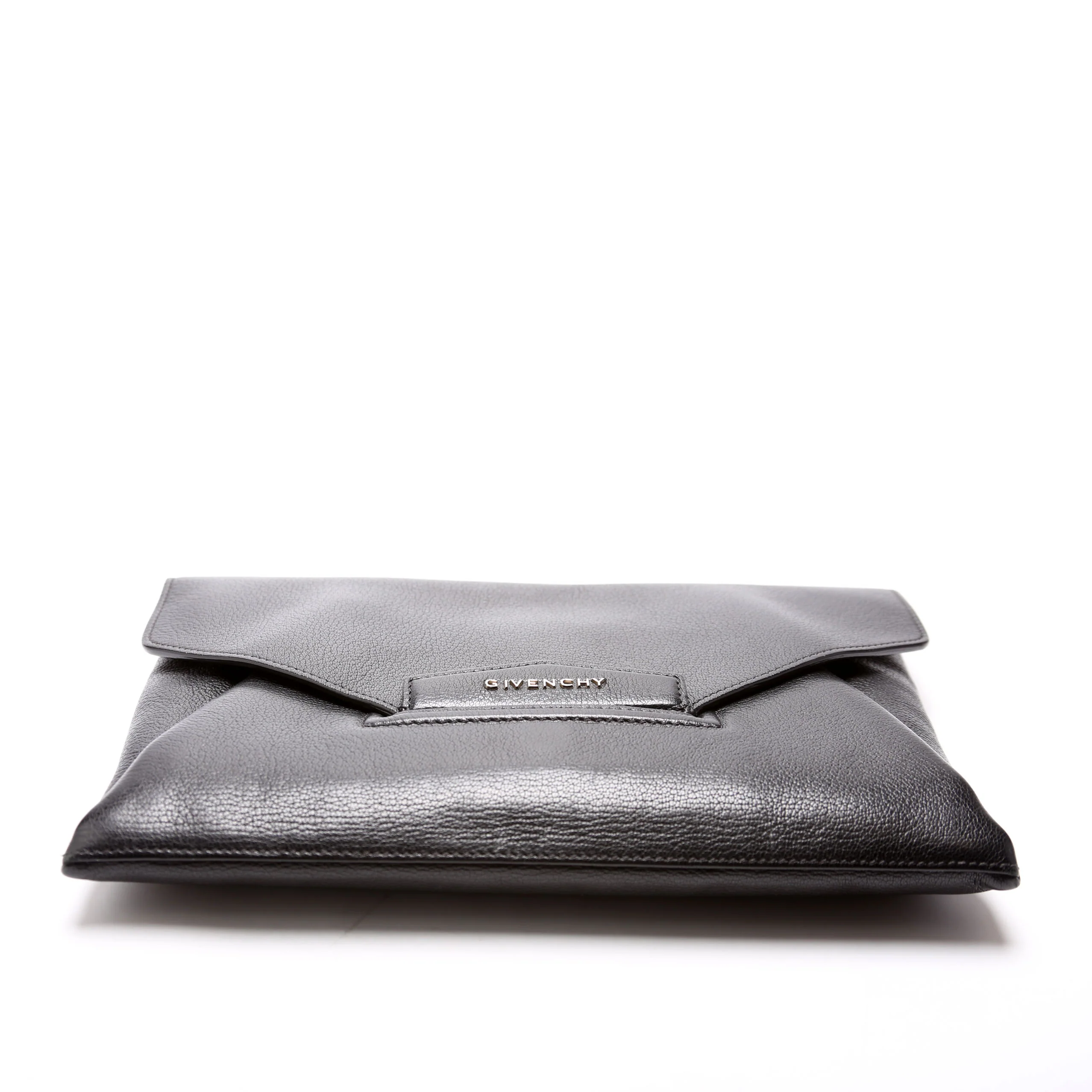 Antigona Goatskin Clutch Medium Black - Image 4