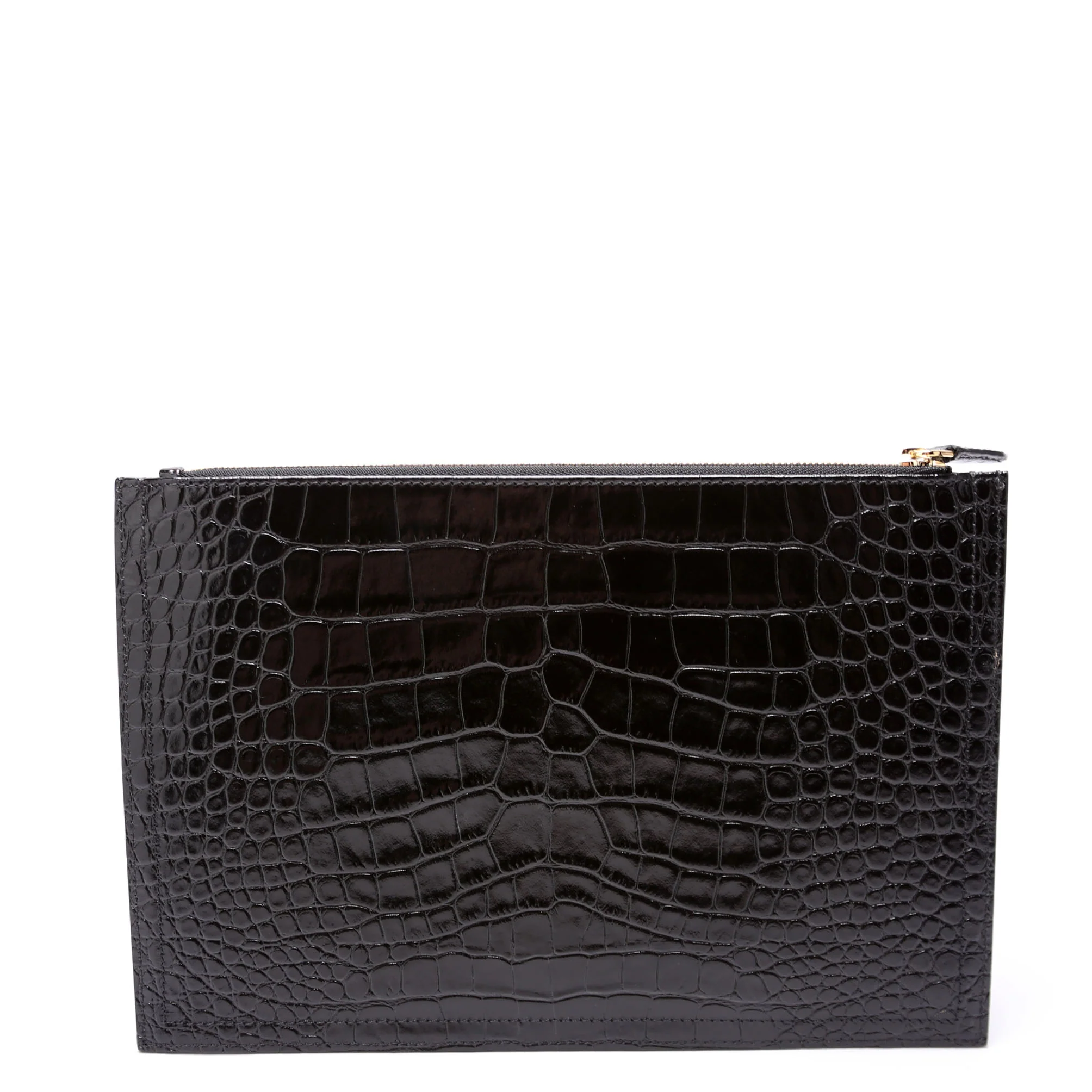 Antigona Large Flat Zip Pouch Black - Image 3