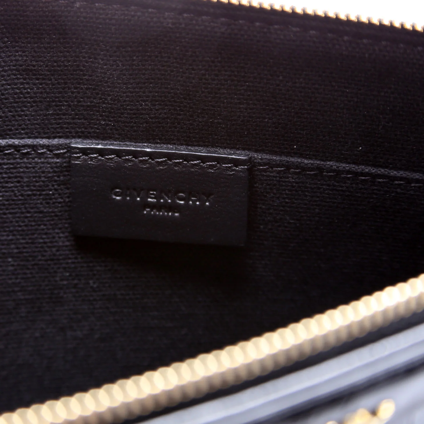 Antigona Large Flat Zip Pouch Black - Image 7