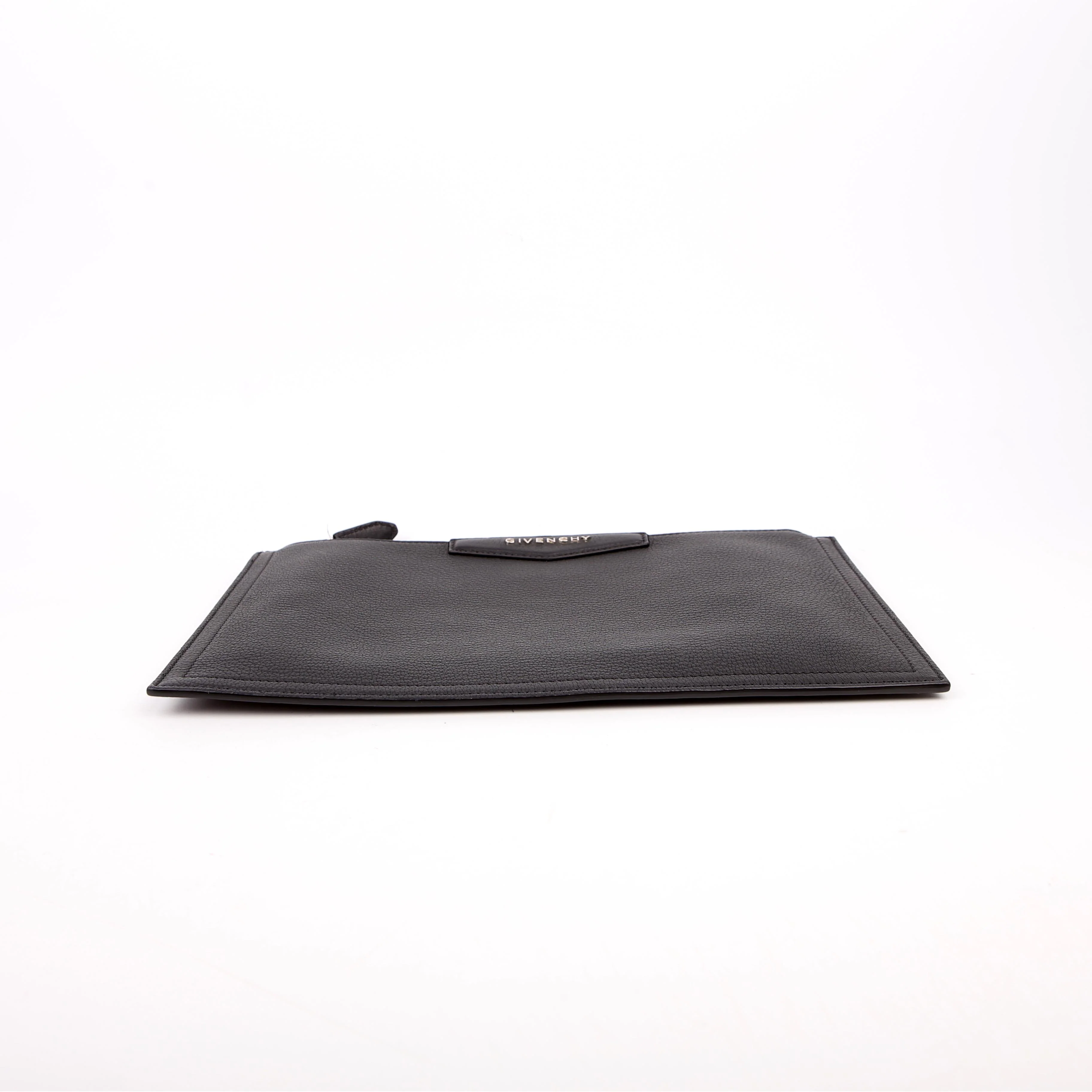 Antigona Large Flat Zip Pouch Black - Image 4
