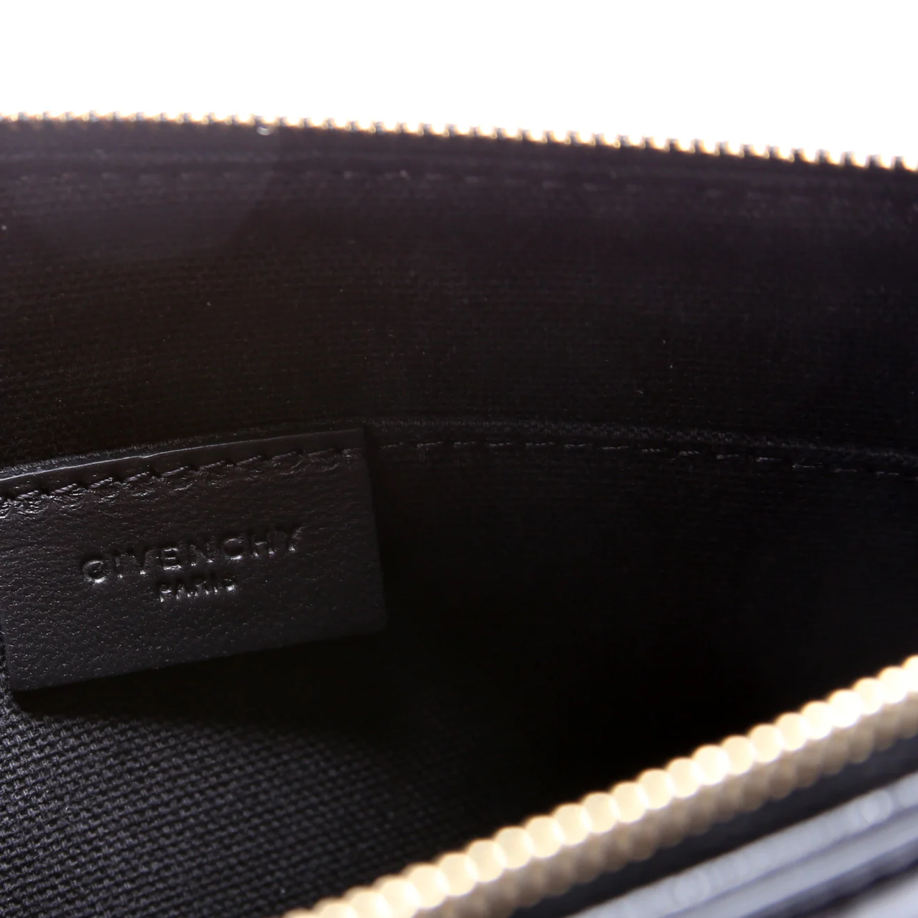 Antigona Large Flat Zip Pouch Black - Image 8