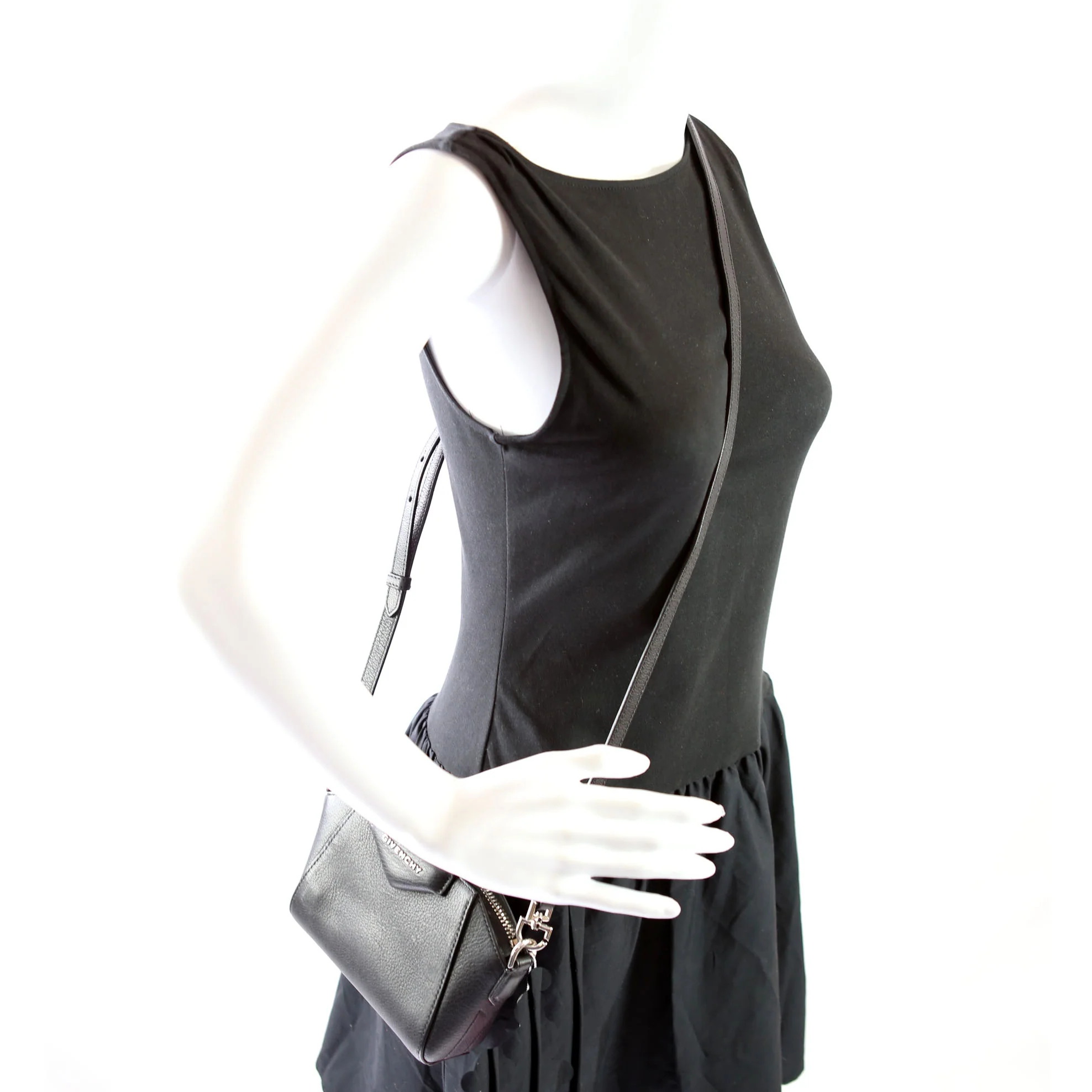 Antigona Nano Crossbody Black - Image 12