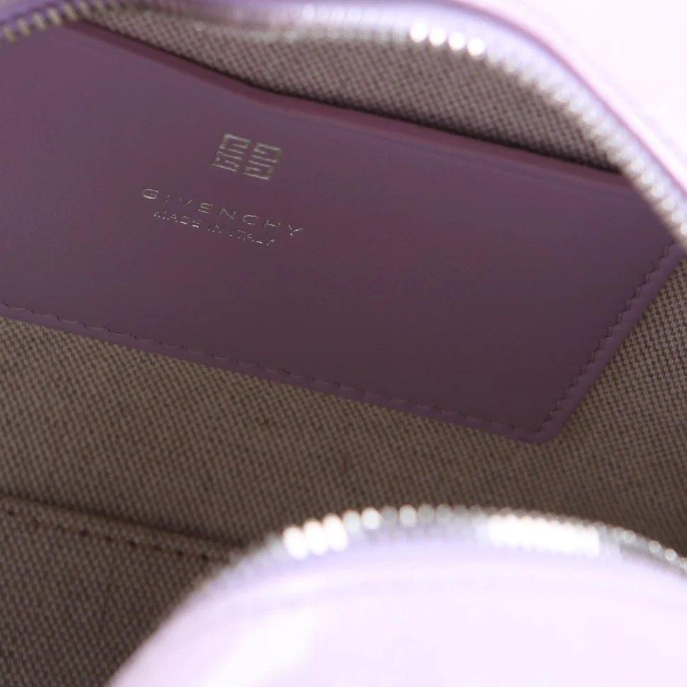 Antigona Nano Cube Patent Crossbody Lavender - Image 8