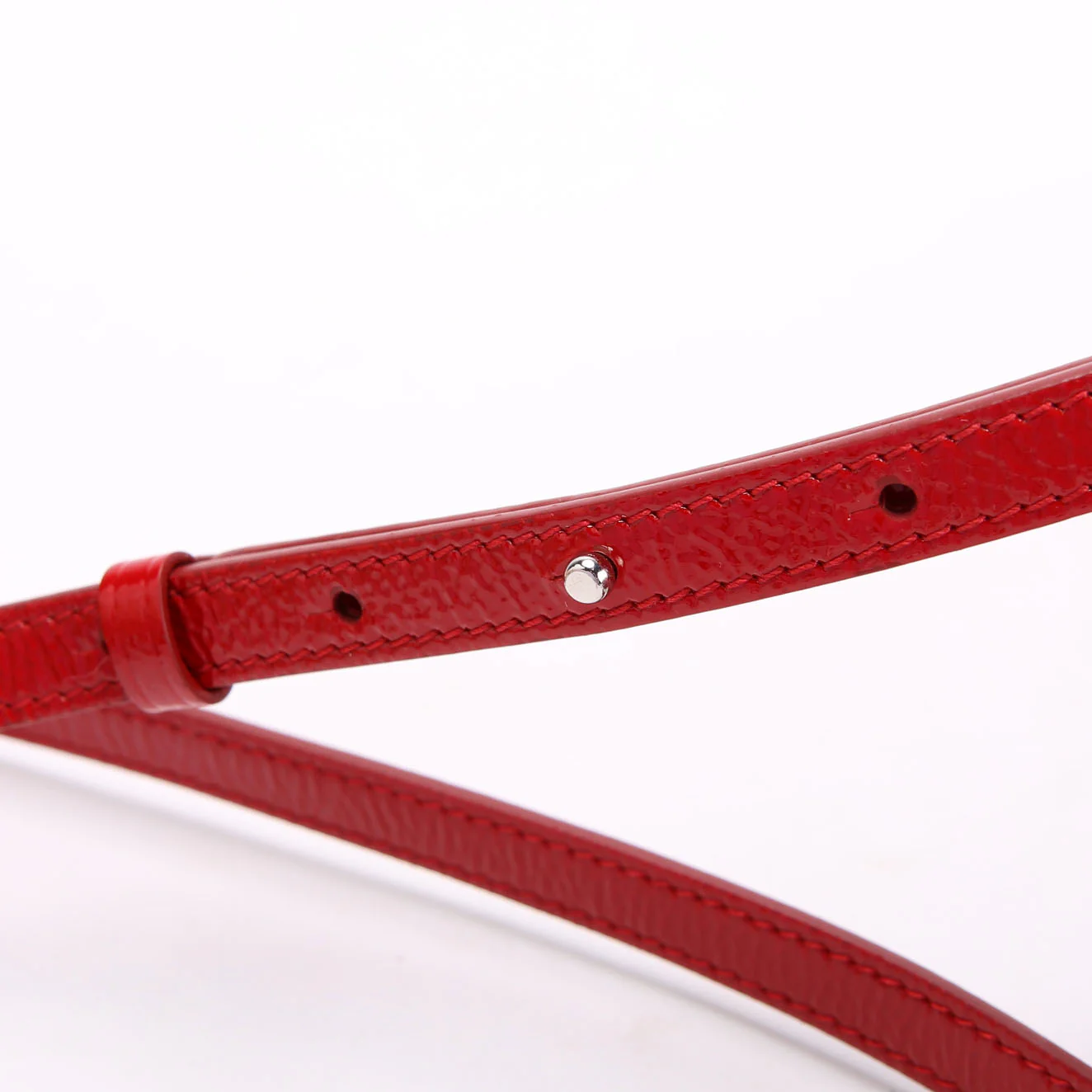 Antigona Nano Cube Patent Crossbody Red - Image 6