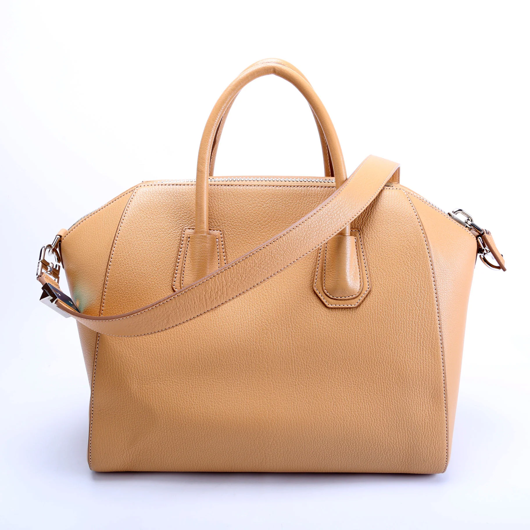Antigona Satchel Medium Tan - Image 3