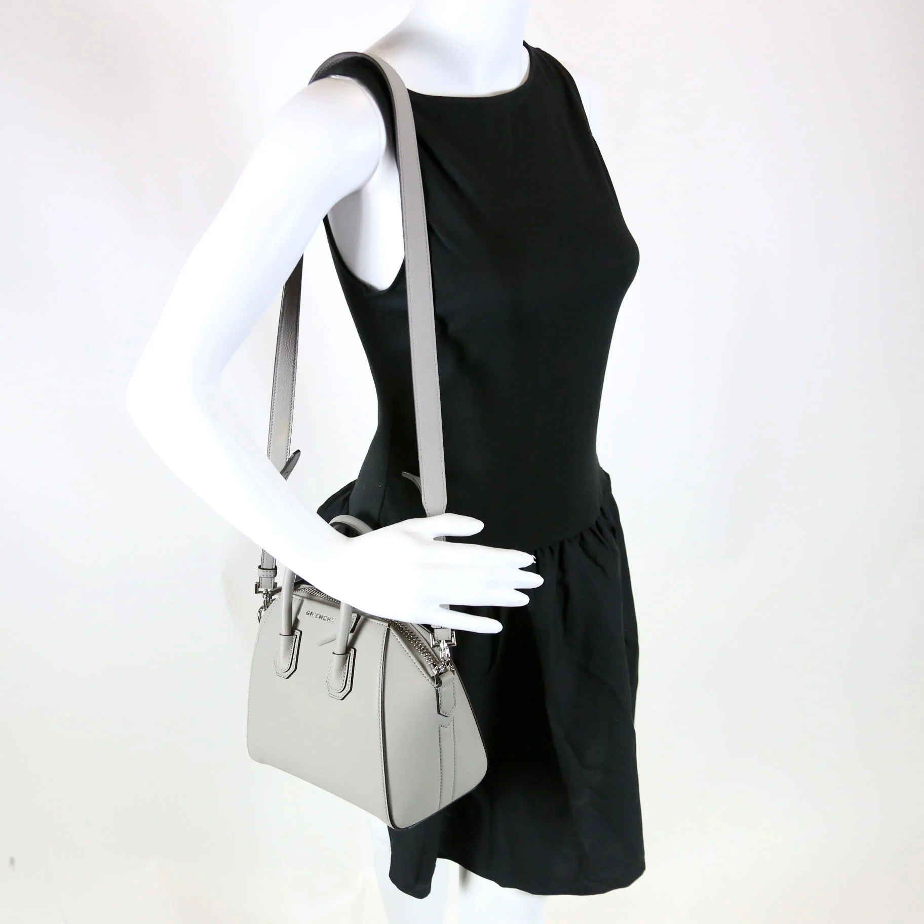 Antigona Satchel Mini Gray - Image 8