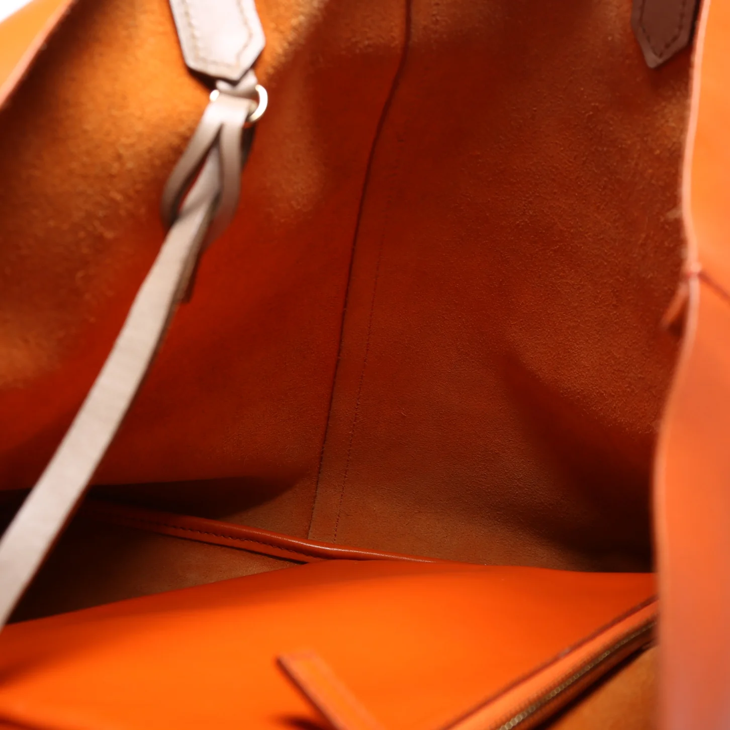 Antigona Soft Shopping Leather Orange - Image 11