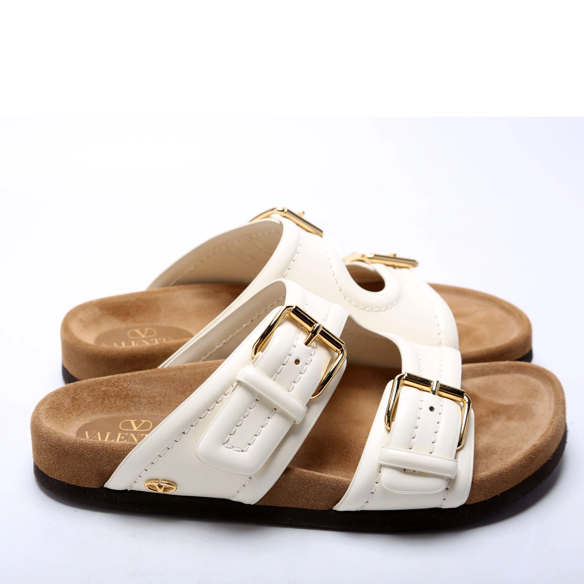 Anywhere Dual Buckle Slide Sandals Size 38.5 - Image 3